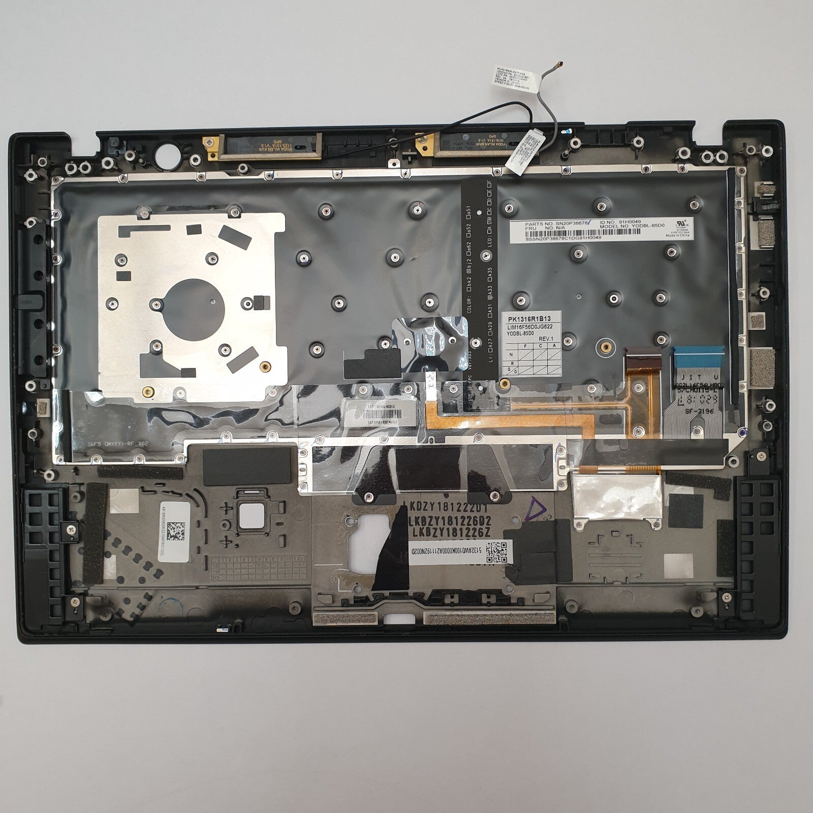 Lenovo ThinkPad X1 Carbon 6th Gen Tastatur Deutsch QWERTZ Palmrest Backlit – Bild 2