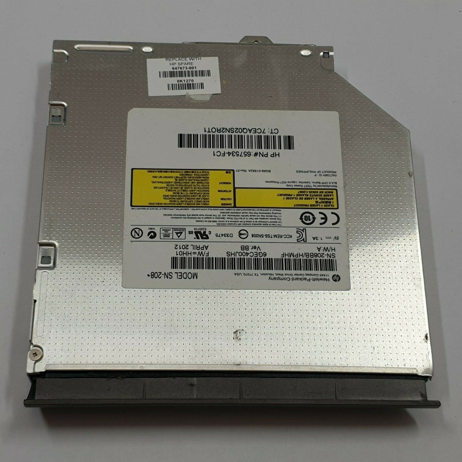 HP ProBook 6360b DVD Laufwerk mit Brenner DVD-RW CD-RW Drive SN-208