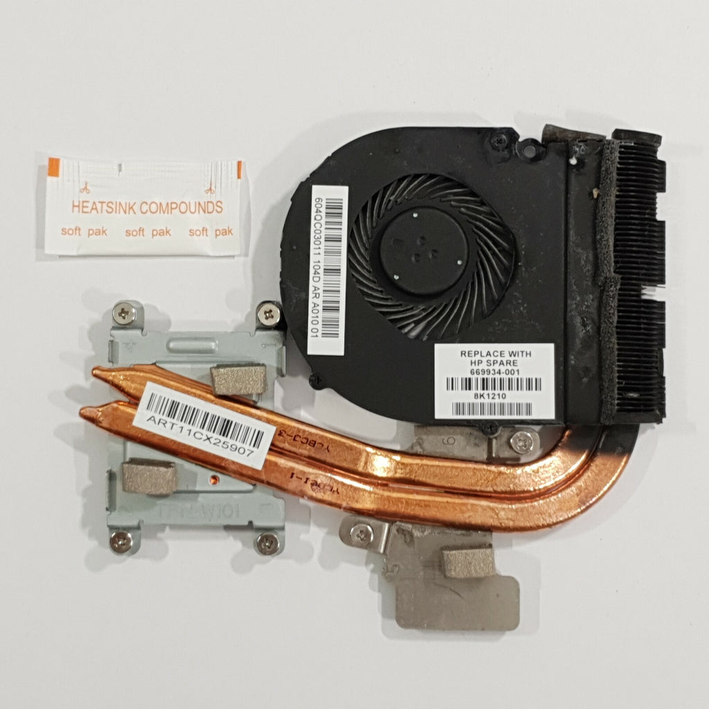 HP Pavilion dm4 3000 Kühler Heatsink mit Lüfter Fan 669934-001 Wärmeleitpaste