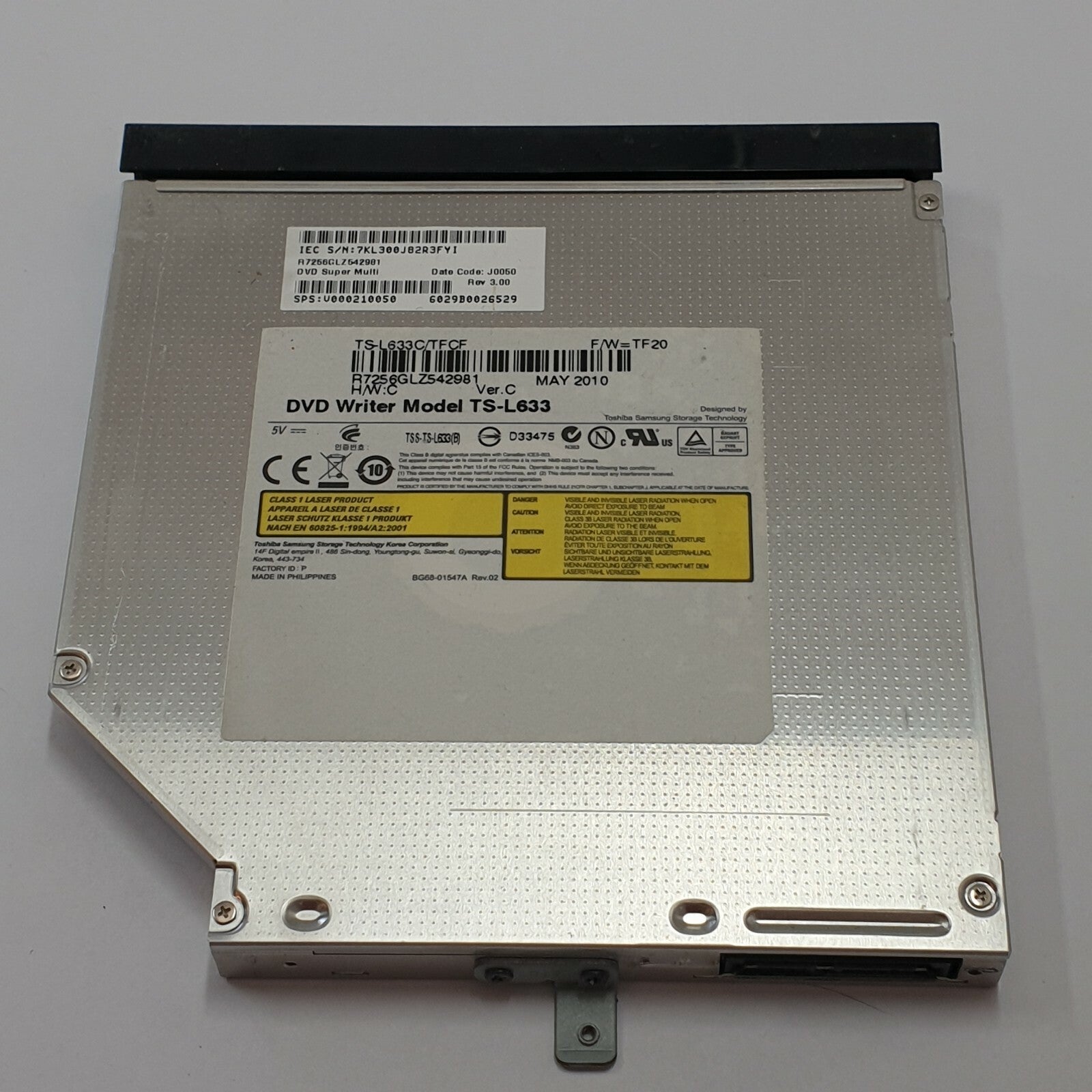Toshiba Satellite L660-12X DVD Laufwerk mit Blende Brenner Writer Drive SATA
