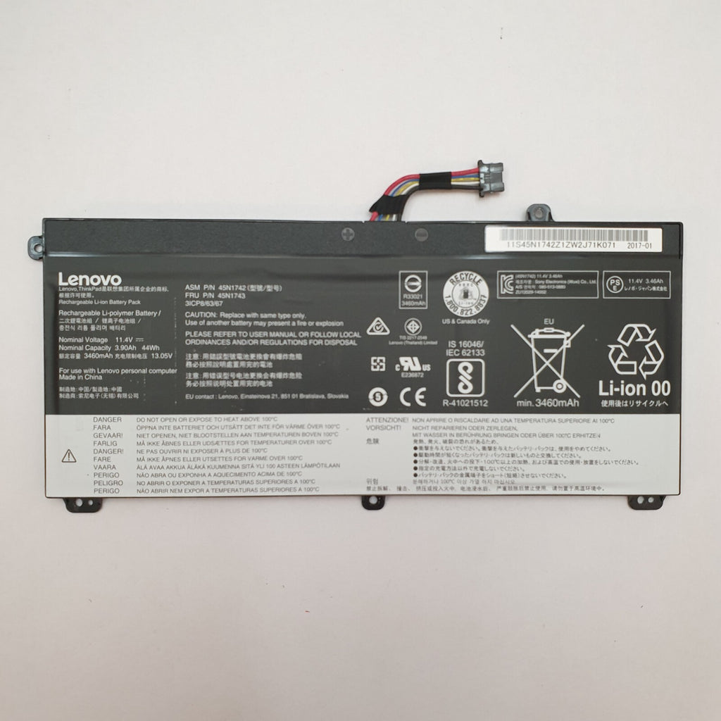Lenovo ThinkPad T560 Original Akku 3460mAh Li-ion Battery