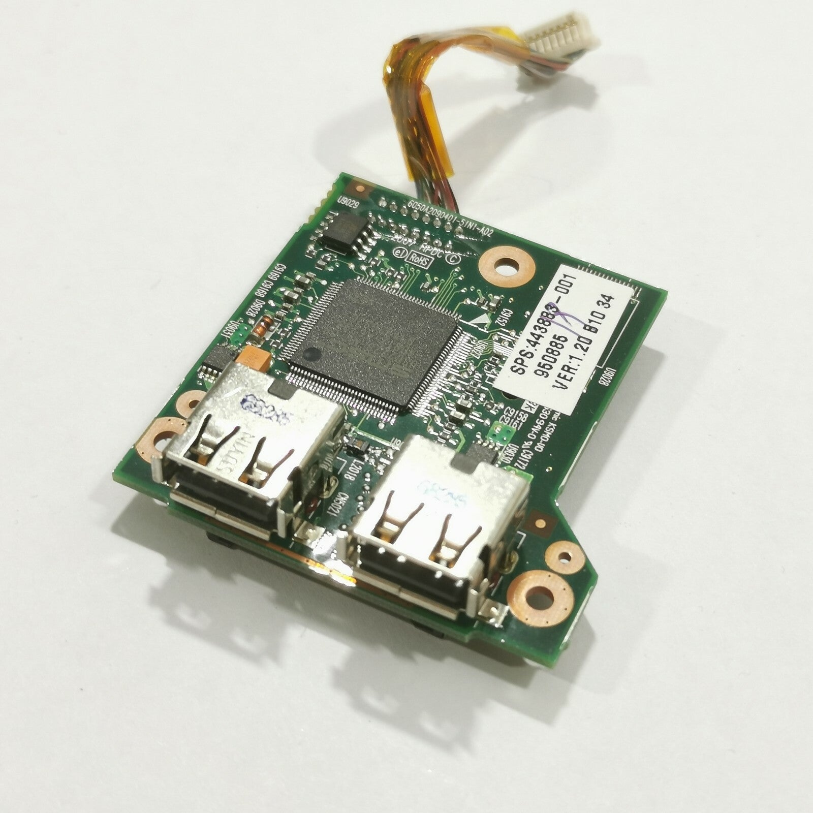 HP Compaq 6510b USB SD Kartenleser Board I/O Platine USB Port Card Reader