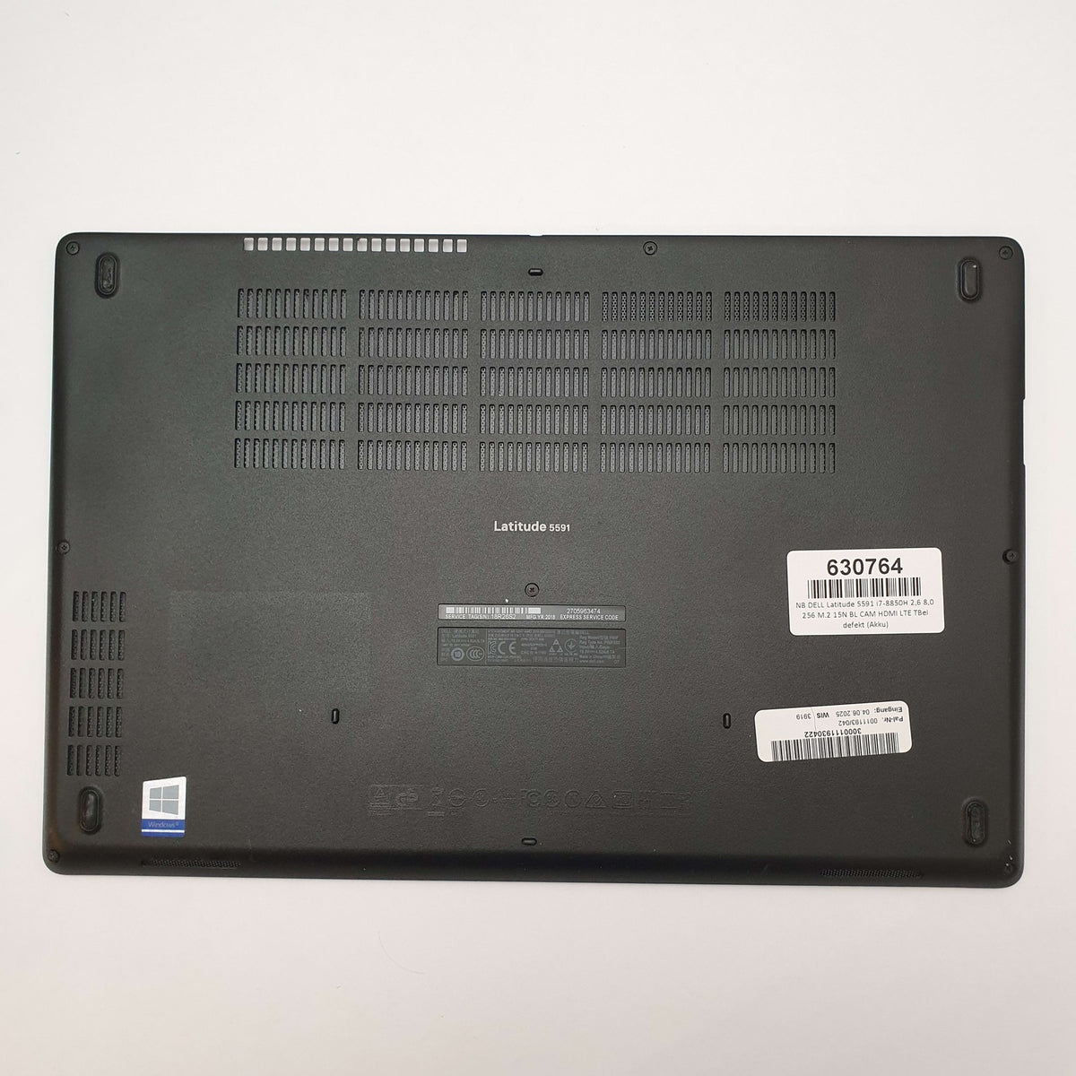 Dell Latitude 5591 Gehäuse Unterschale Unterteil Bottom Base Cover Ersatzteil