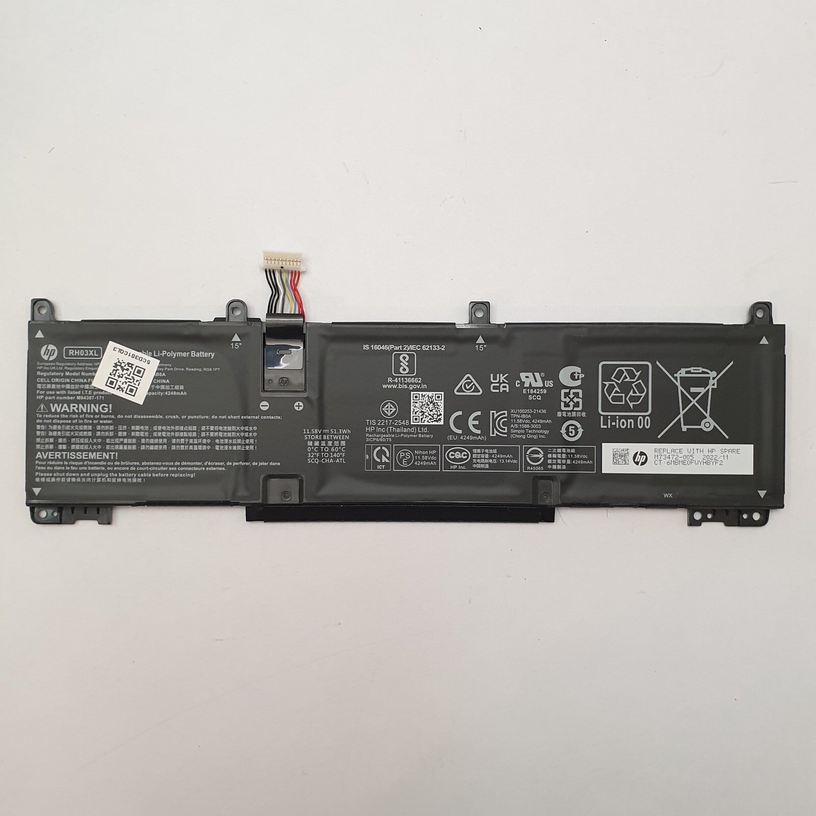 HP EliteBook 640 G9 Original Akku 4249mAh Li-ion Battery Pack