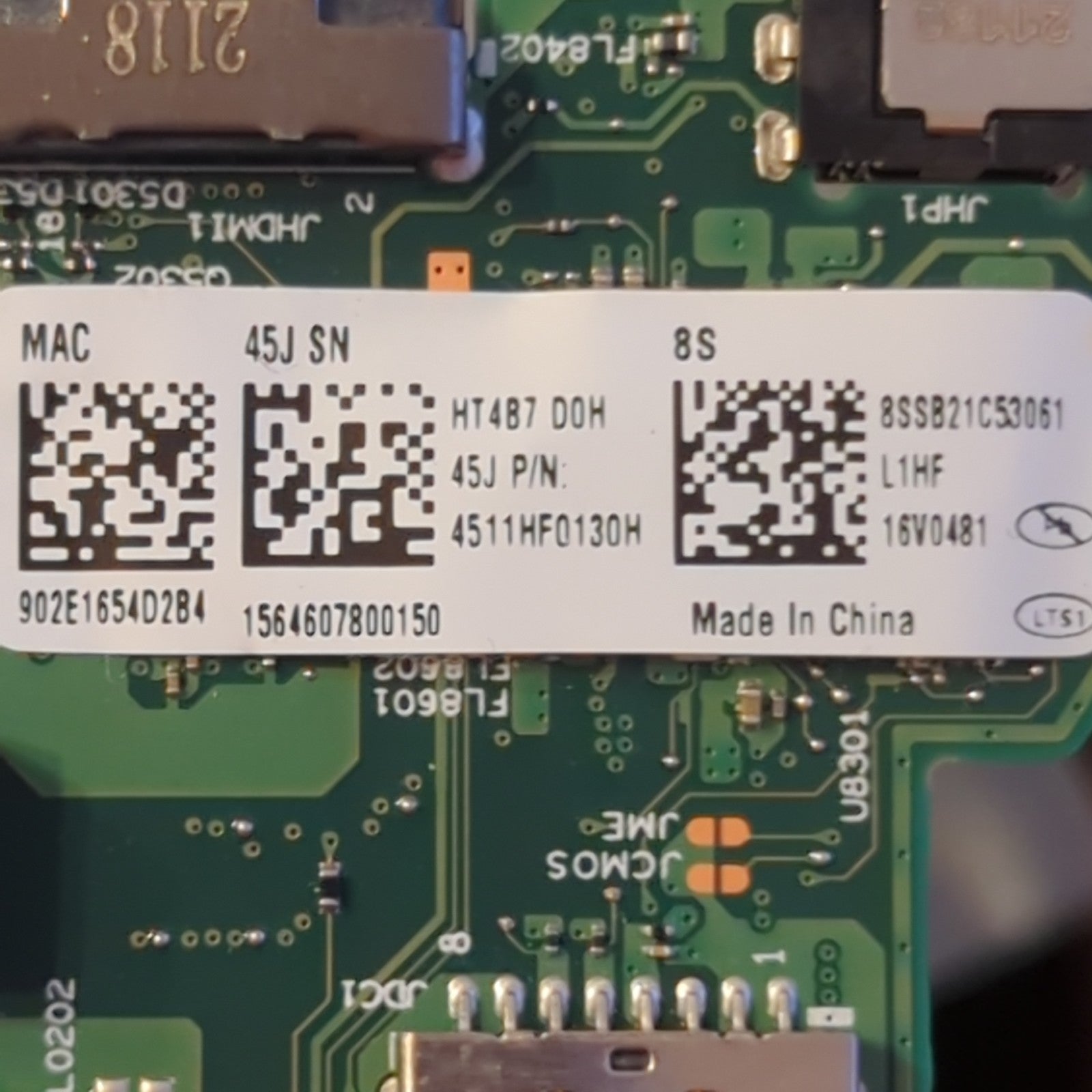 Lenovo ThinkPad T15 Gen 2 Mainboard Geforce MX450 CPU Intel i7-1165G7 G2 – Bild 3