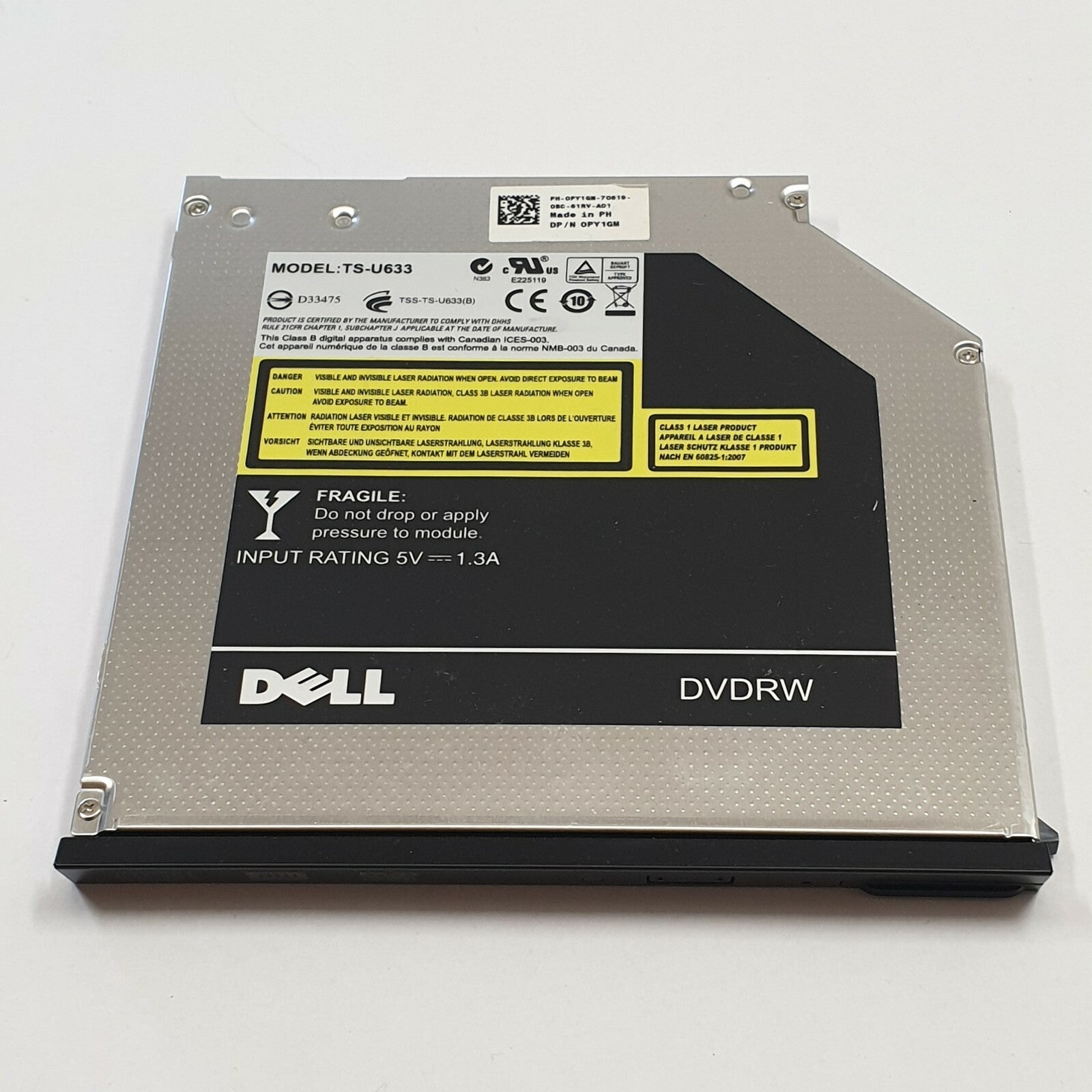 Dell Precision M4500 DVD Laufwerk Brenner TS-U633 DVDRW SATA