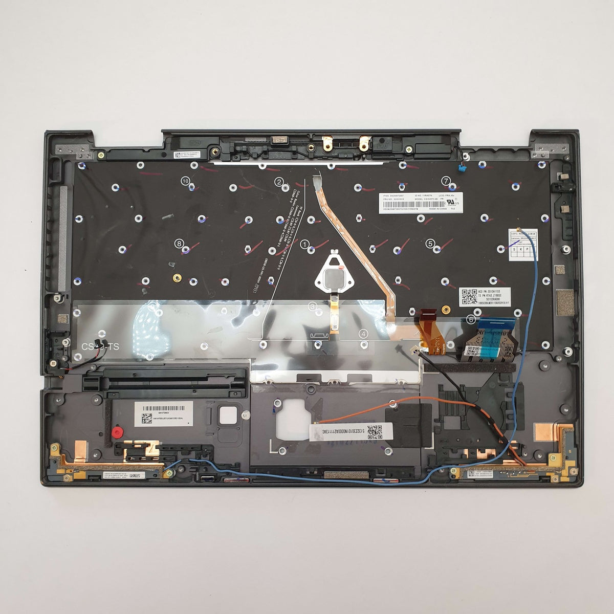 Lenovo ThinkPad X1 Yoga Gen 5 Handauflage Tastatur Français AZERTY Palmrest FR