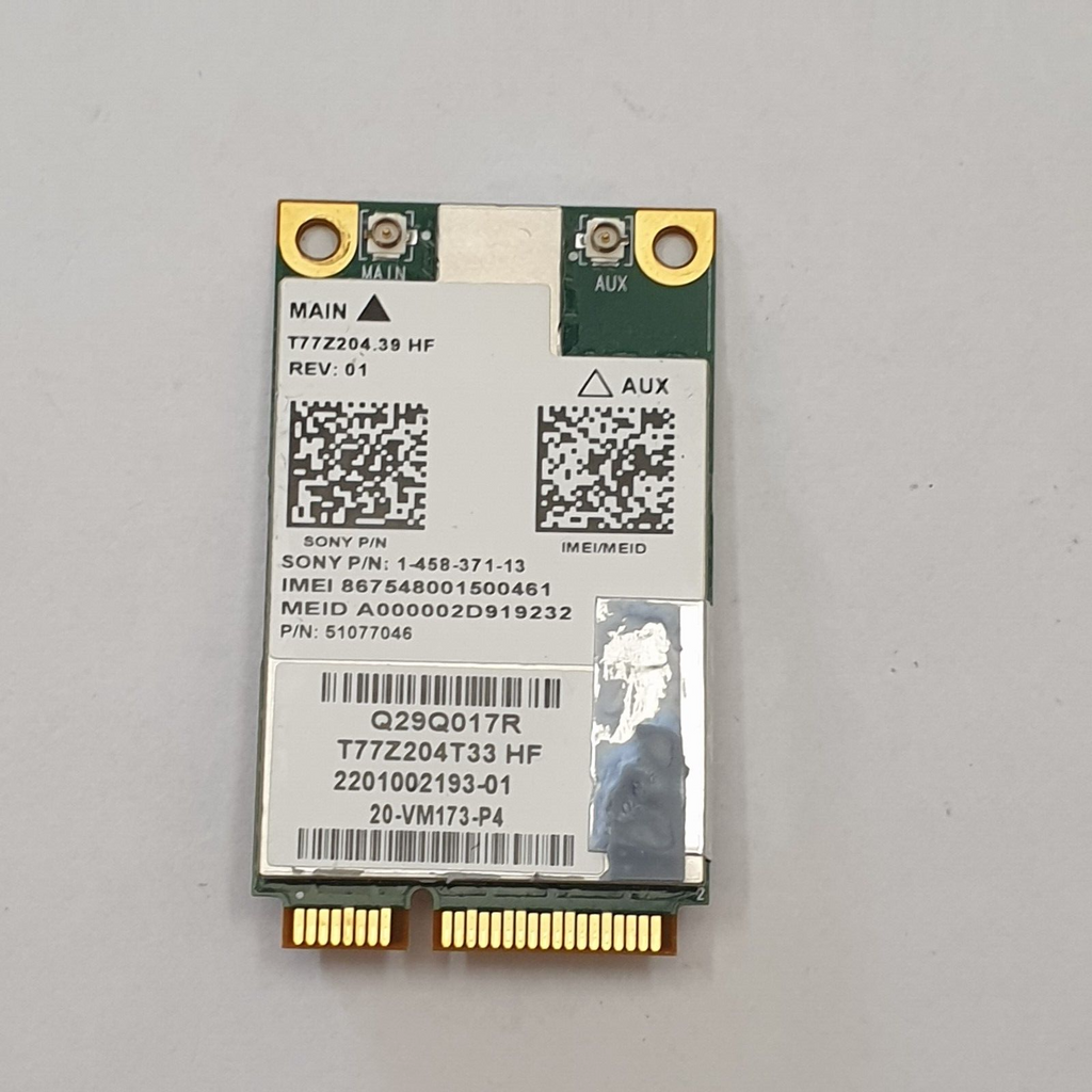 Sony Vaio SVZ131A2LM WWAN Karte 3G UMTS Modul GPS Gobi3000 Intern