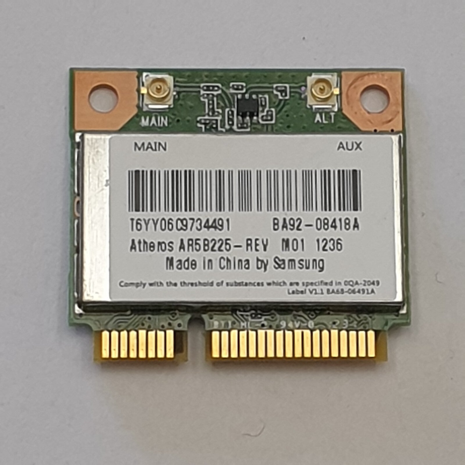 Samsung 350E WLAN Karte Wifi Card Atheros AR5B225 Wireless Netzwerkkarte