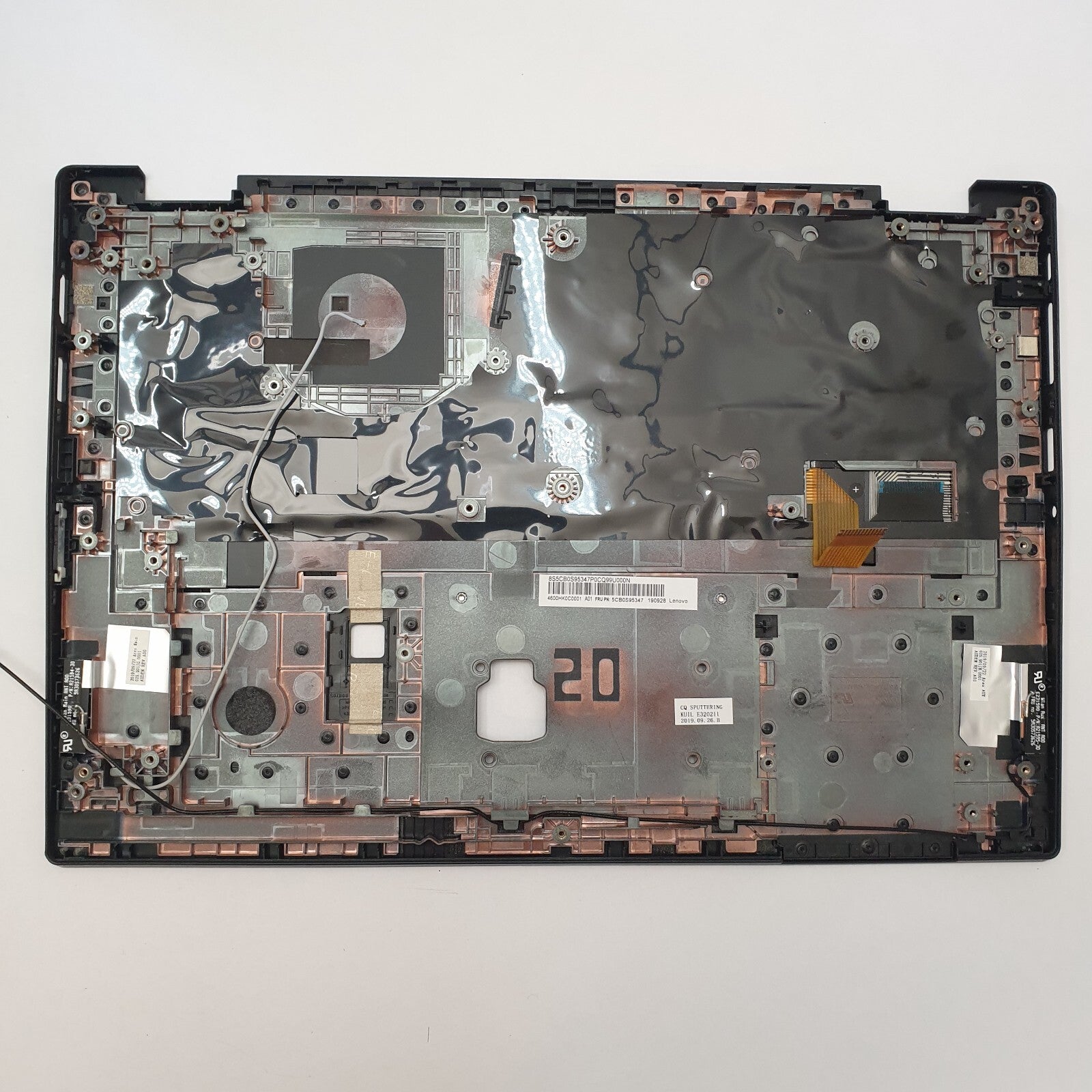 Lenovo Thinkpad L13 G1 Gen 1 Handauflage Tastatur DE QWERTZ Palmrest Backlit – Bild 2