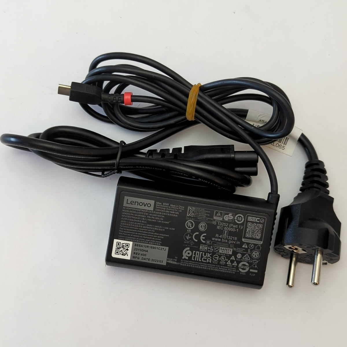 Original Lenovo 65W USB-C Netzteil Ladegerät ThinkPad T14 T480 T490 X280 X390