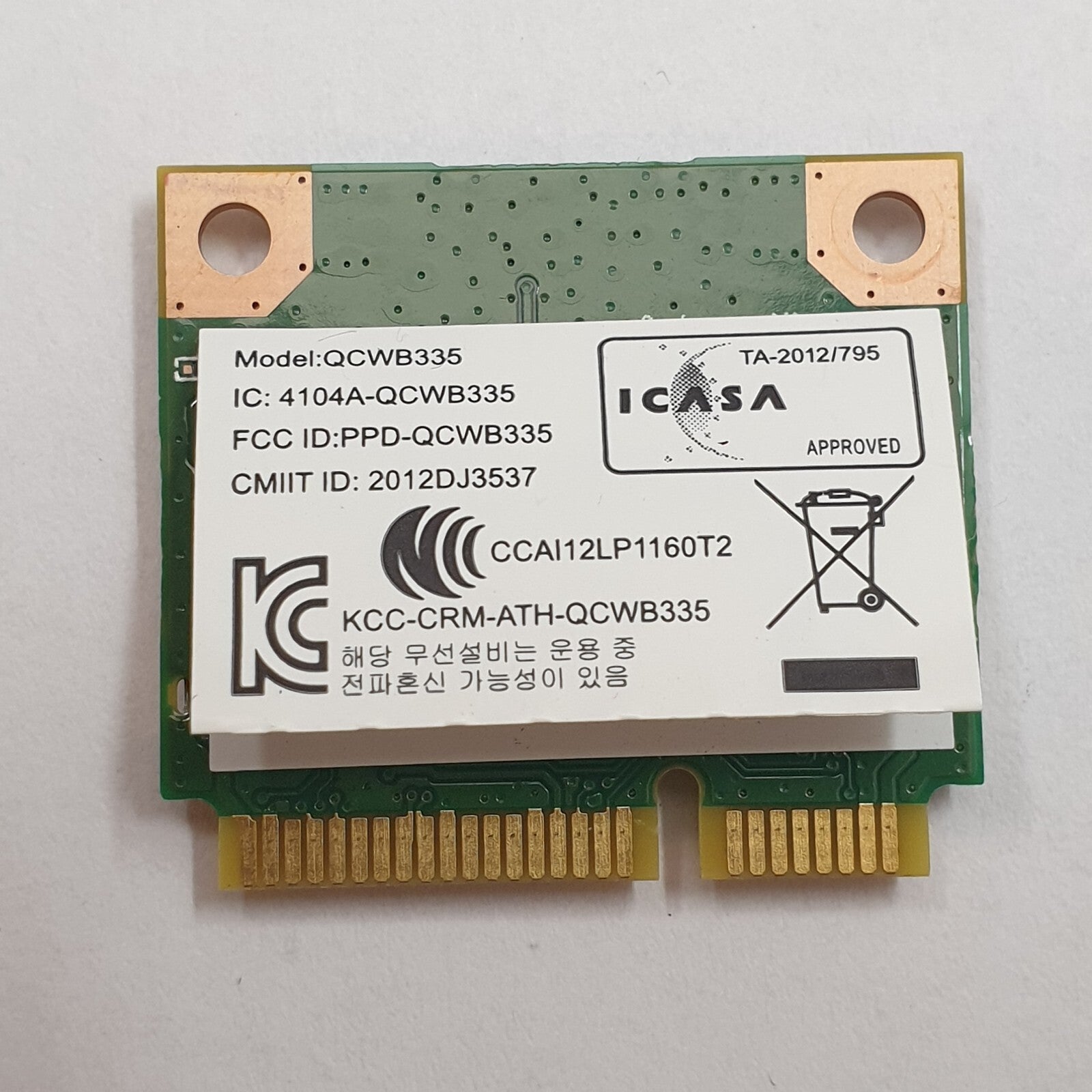 Packard Bell EasyNote Z5WT3 WLAN Karte Qualcomm Atheros QCWB335 Wireless Modul – Bild 2