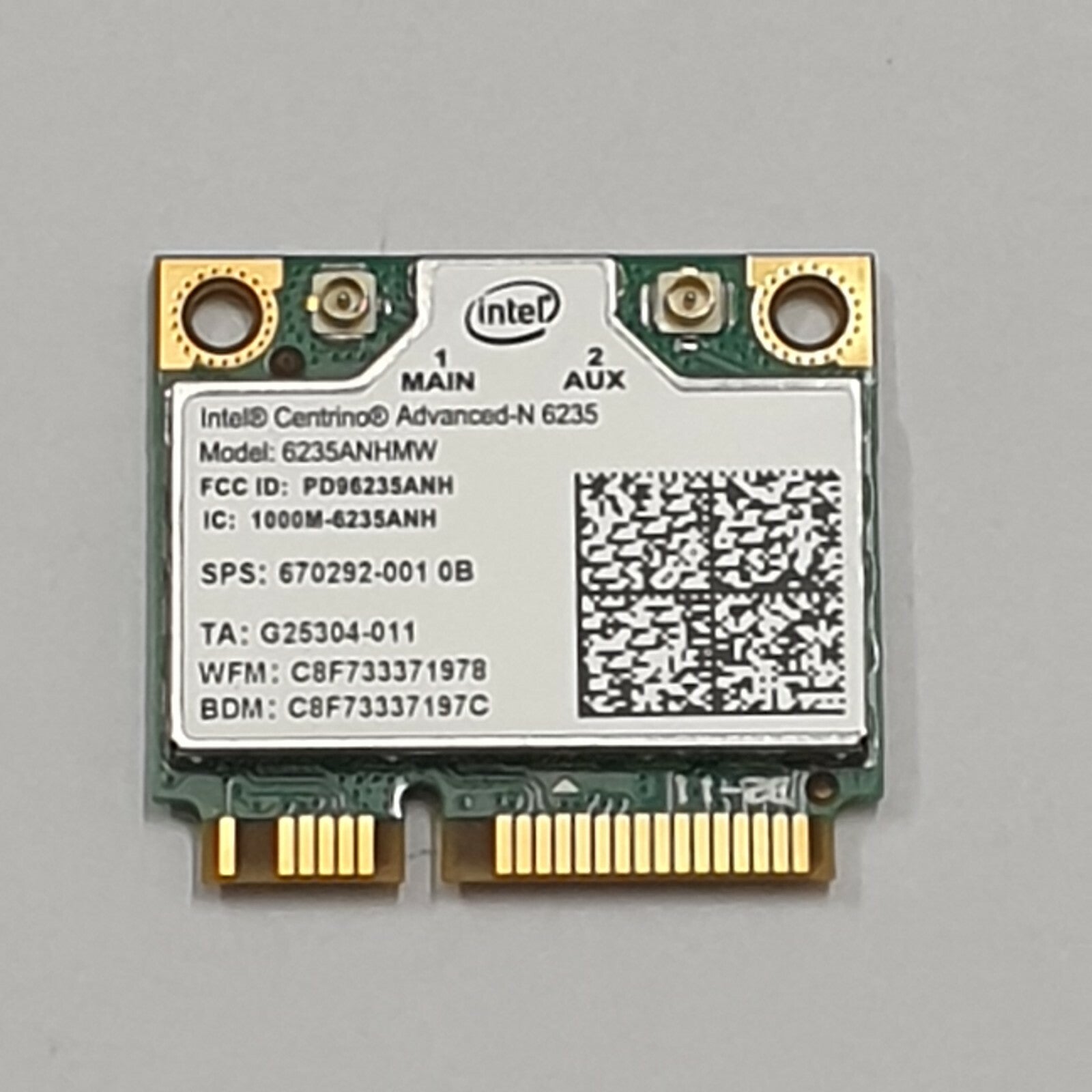 Samsung Series 9 NP900X4C WLAN Karte Intel Centrino Advanced-N 6235 WLAN Karte
