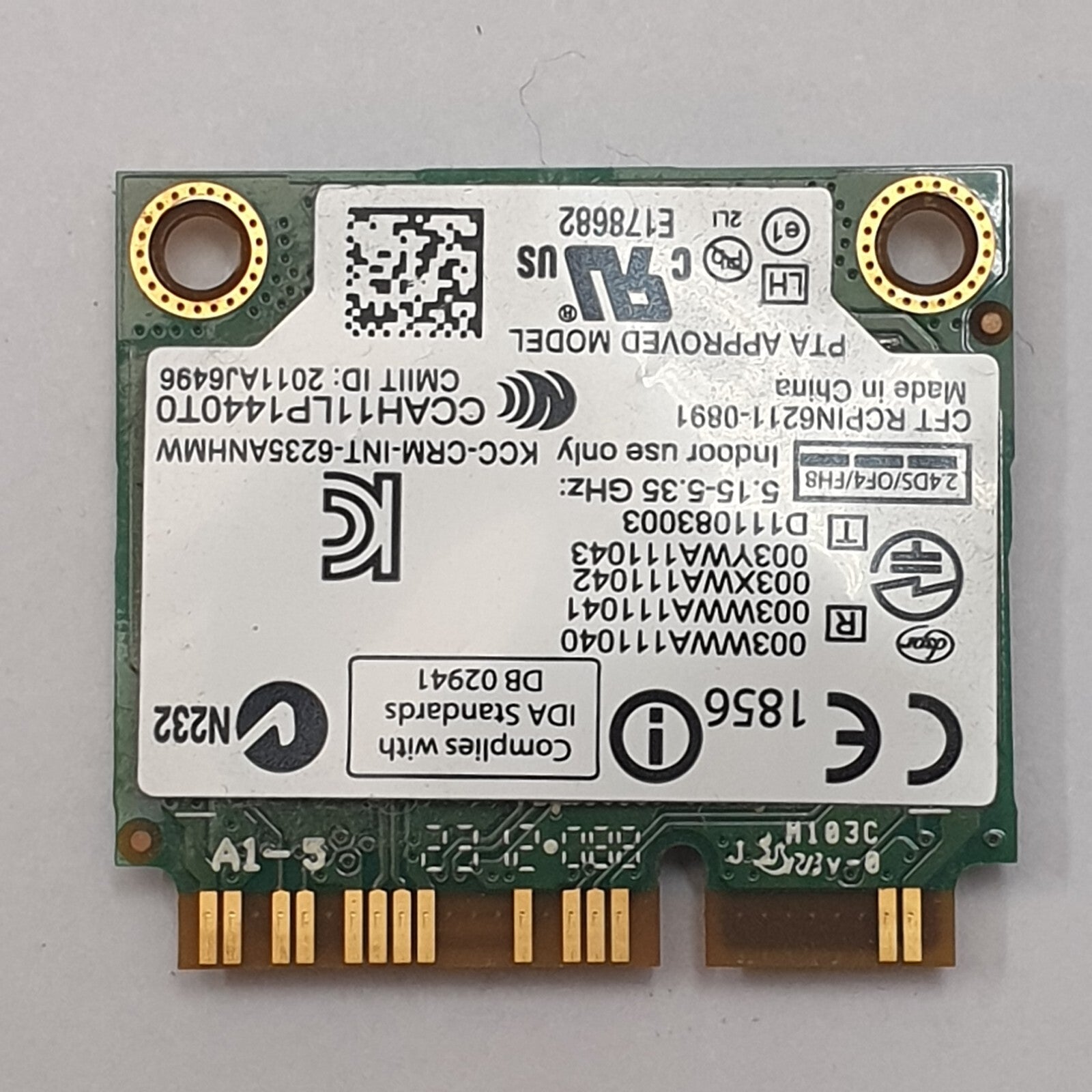 Sony Vaio SVS13 SVS131A11M WLAN Karte Intel Centrino Advanced-N 6235 WLAN Karte – Bild 2