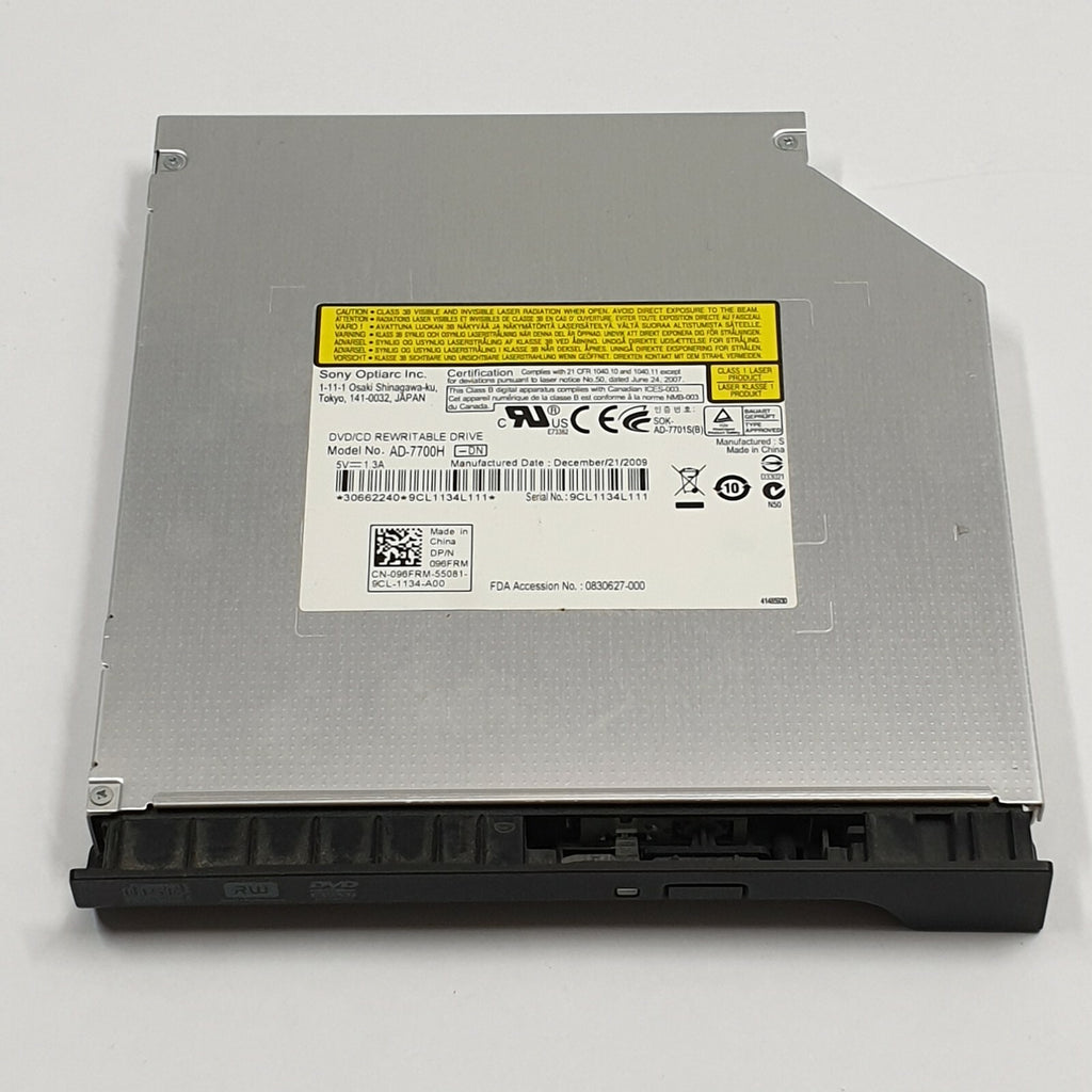 Dell Inspiron 1564 DVD Laufwerk Brenner Optiarc AD-7700H SATA CD DVD RW Drive