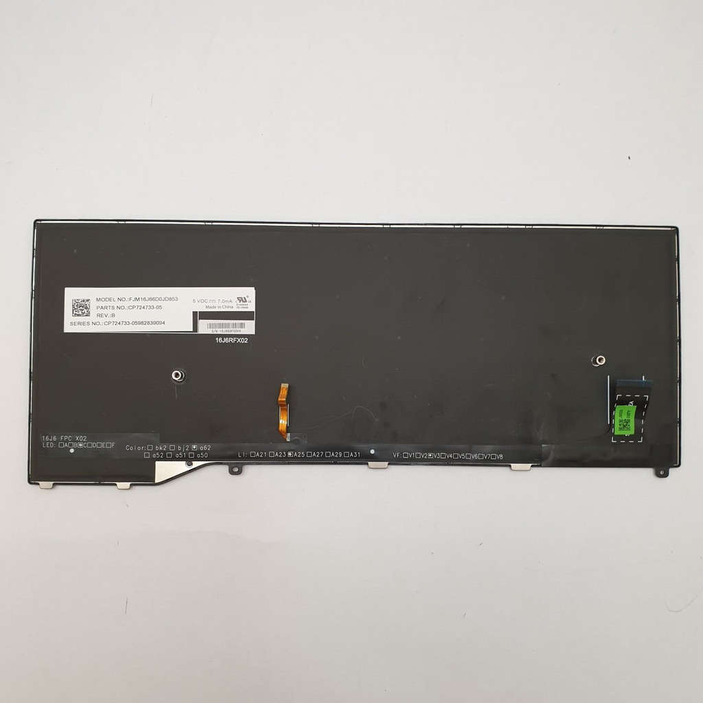Fujitsu Lifebook U749 Original Tastatur Deutsch QWERTZ Keyboard DE – Bild 2