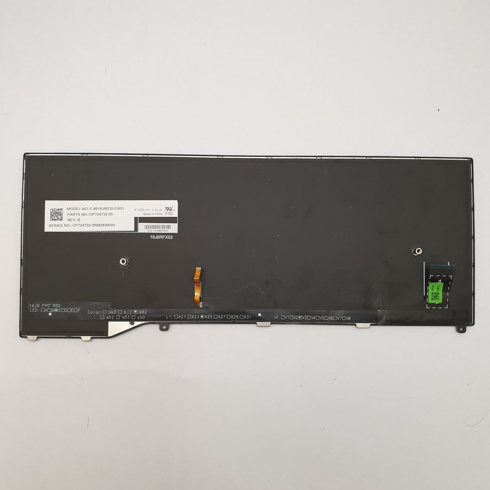 Fujitsu Lifebook U749 Original Tastatur Deutsch QWERTZ Keyboard DE – Bild 2