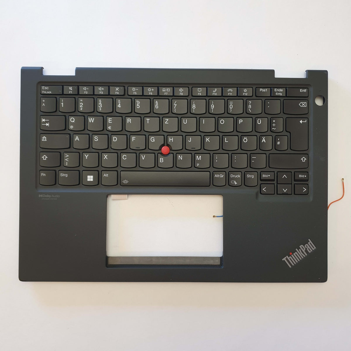 Lenovo X13 Yoga G3 Handauflage Tastatur Deutsch QWERTZ Backlit Keyboard Palmrest