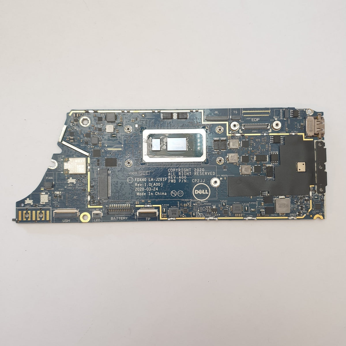 Dell Latitude 7410 Mainboard Defekt Motherboard Faulty LA-J261P CP2JJ