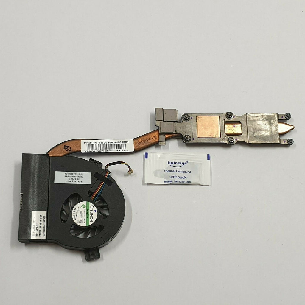 HP Pavilion dm3 CPU Kühler Lüfter Heatsink Fan inkl Wärmeleitpaste – Bild 2