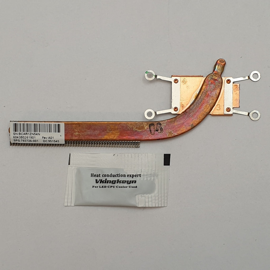HP Elite x2 1011 G1 Kühler Heatsink Heatpipe mit Wärmeleitpaste