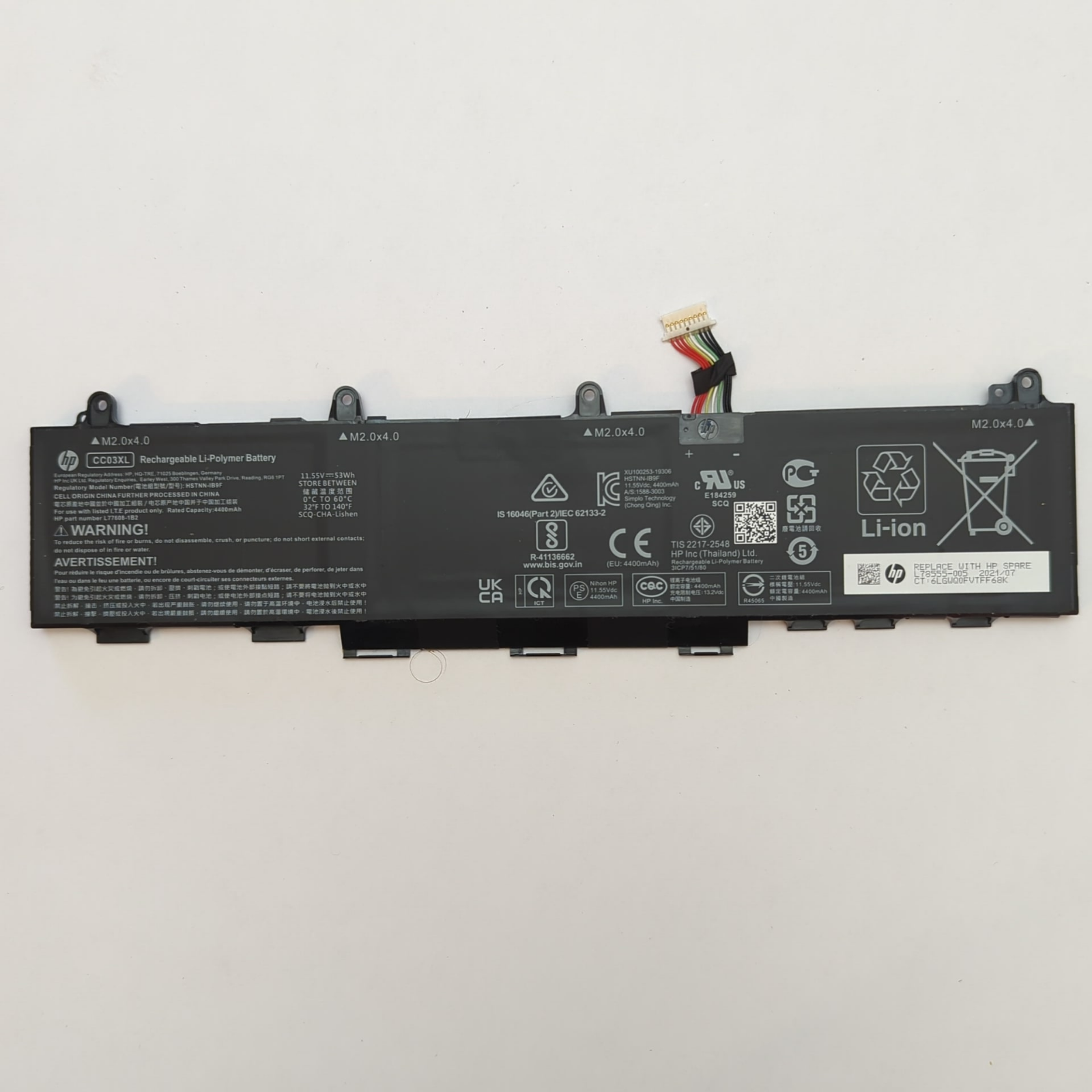 HP EliteBook 845 G8 Original Akku 4400mAh Li Ion Batterie Pack
