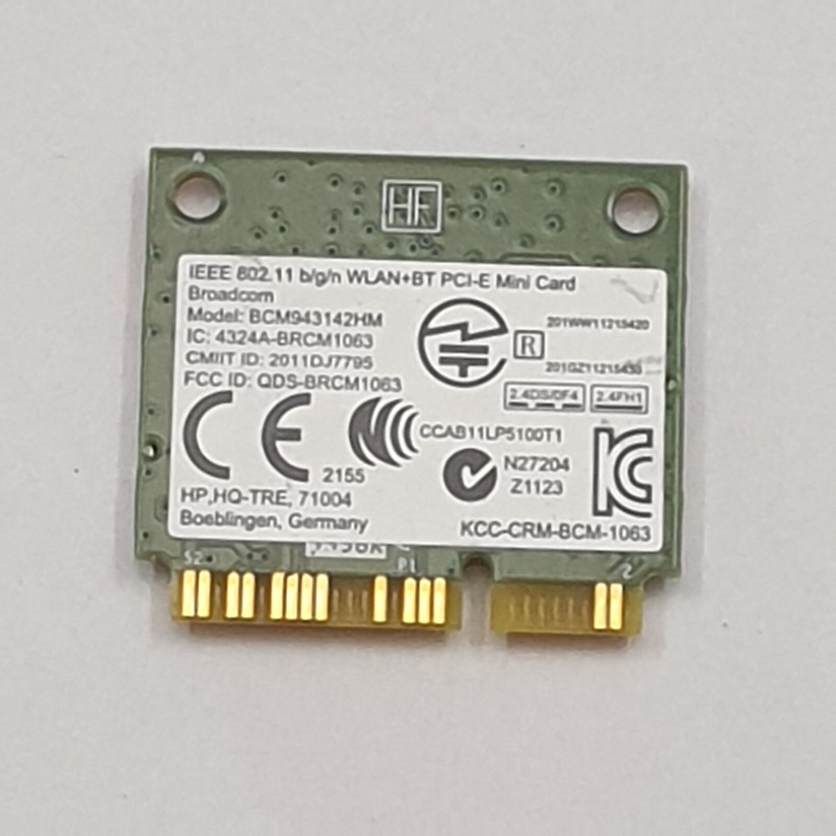 HP Pavilion 17-F WLAN Karte Wifi Broadcom BCM943142HM WLAN Bluetooth Modul