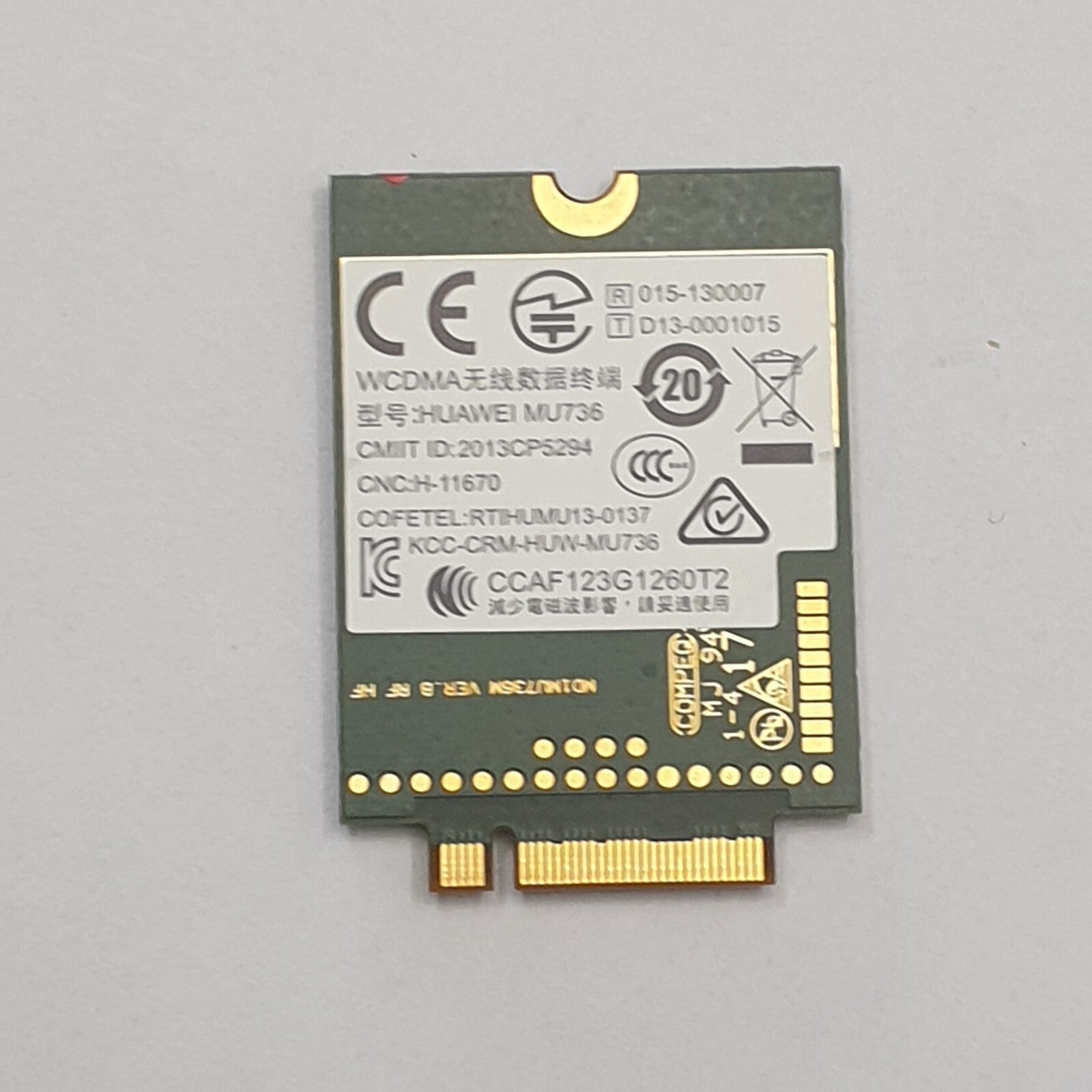 HP ProBook 640 G3 WWAN Karte Huawei MU736 3G Modul Mobile Broadband WWAN Modul – Bild 2