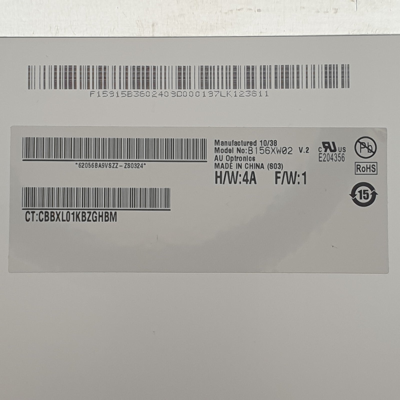 HP Compaq Presario CQ56 HD Display 15.6 B156XW02 V.2 Panel LCD Bildschirm – Bild 4