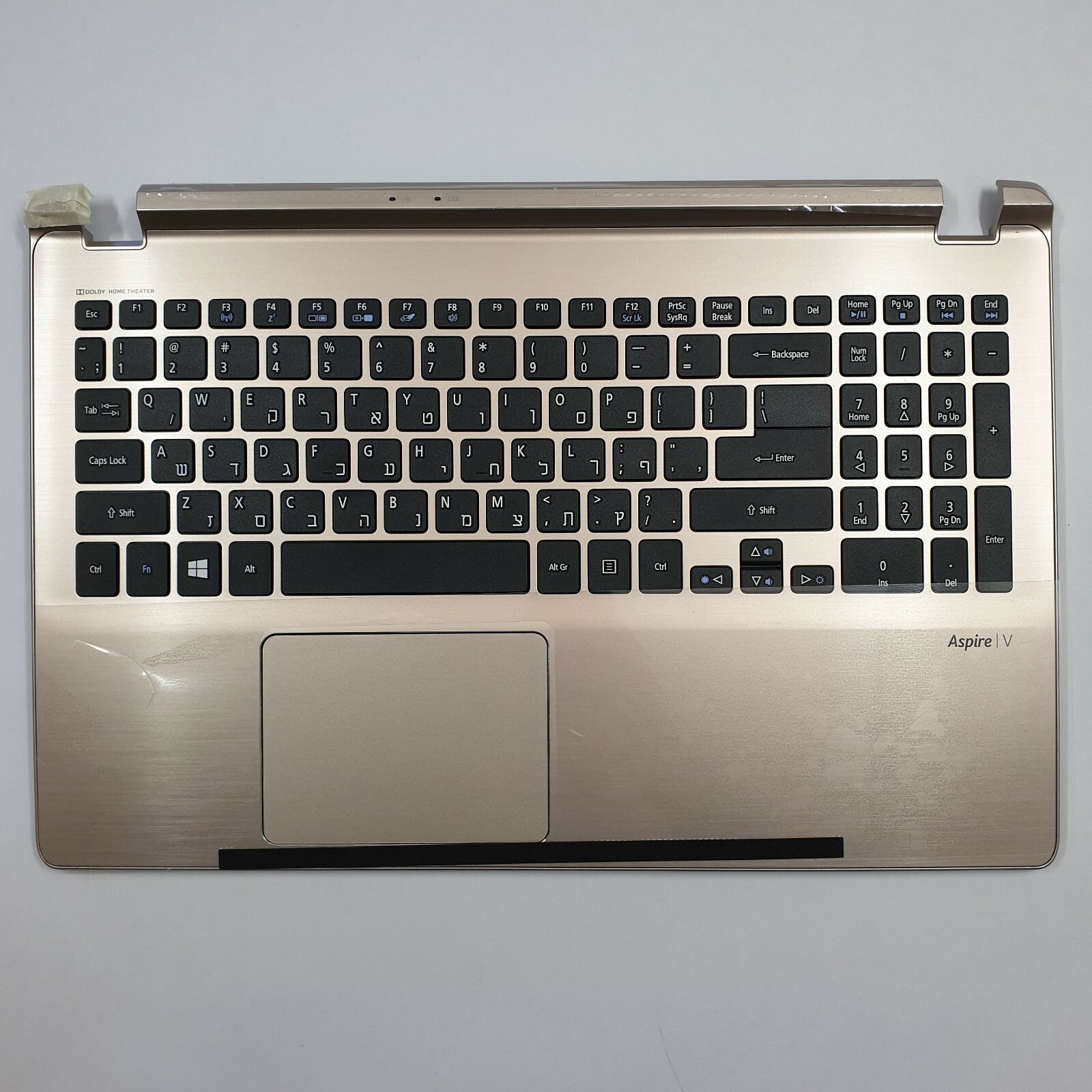 Acer Aspire V5-552 Hebrew Handauflage Tastatur Hebrew QWERTY Palmrest Keyboard