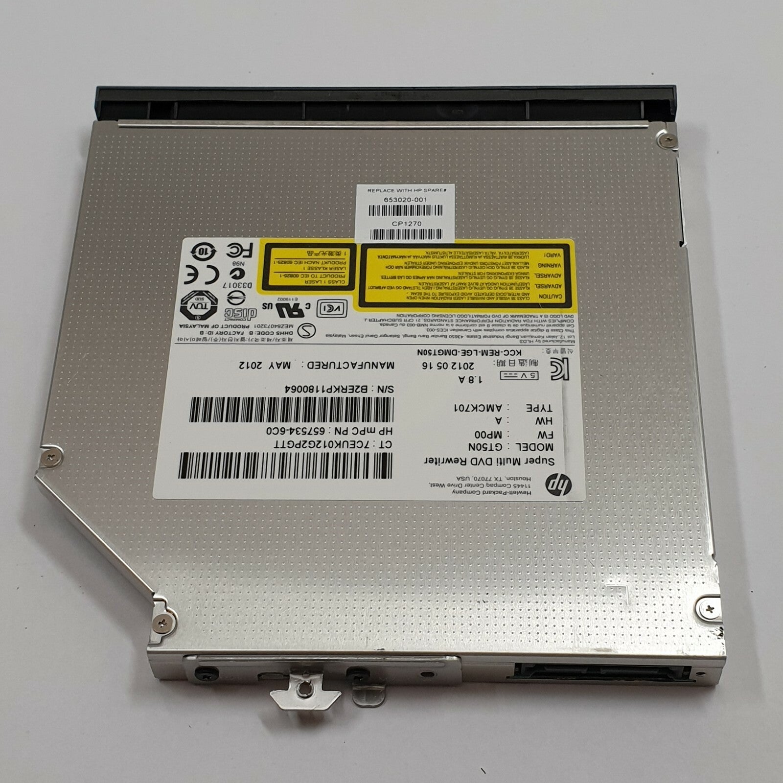 HP EliteBook 8560w DVD Laufwerk Super Multi DVD Rewriter Brenner – Bild 2