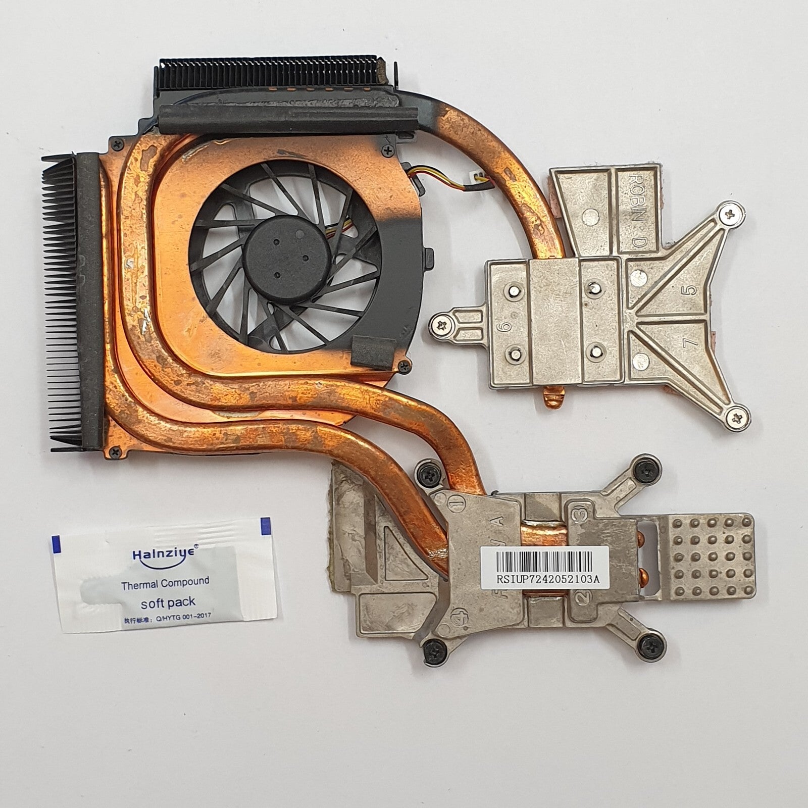 HP Pavilion dv7 3000 Kühler Lüfter Wärmeleitpaste Fan Cooler Heatsink