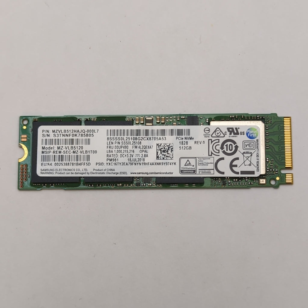 Samsung PM981 512 GB M.2 SSD NVMe PCIe Internes Solid State Drive