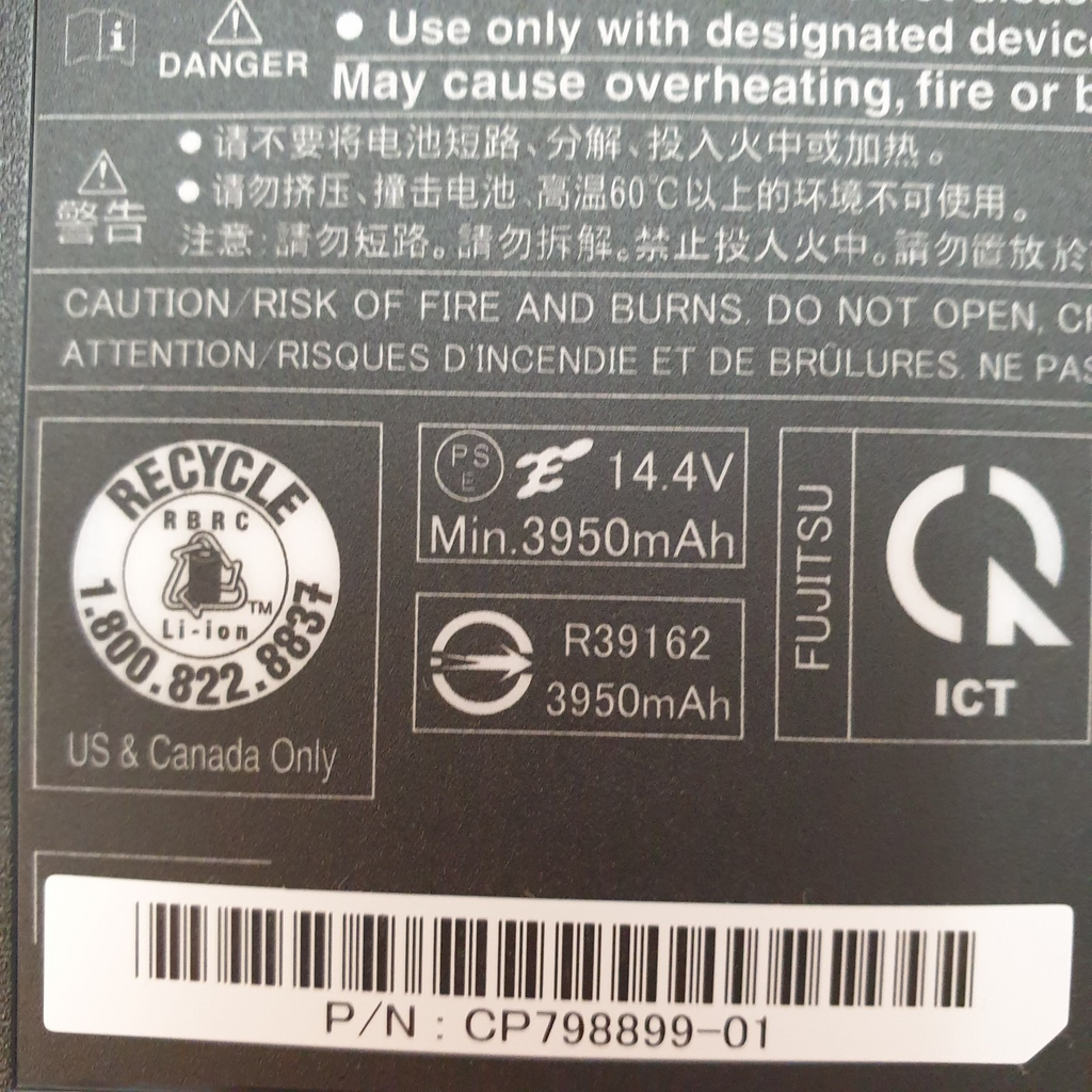 Fujitsu LifeBook U7310 Original Akku 4170mAh Li-ion Battery Pack – Bild 2
