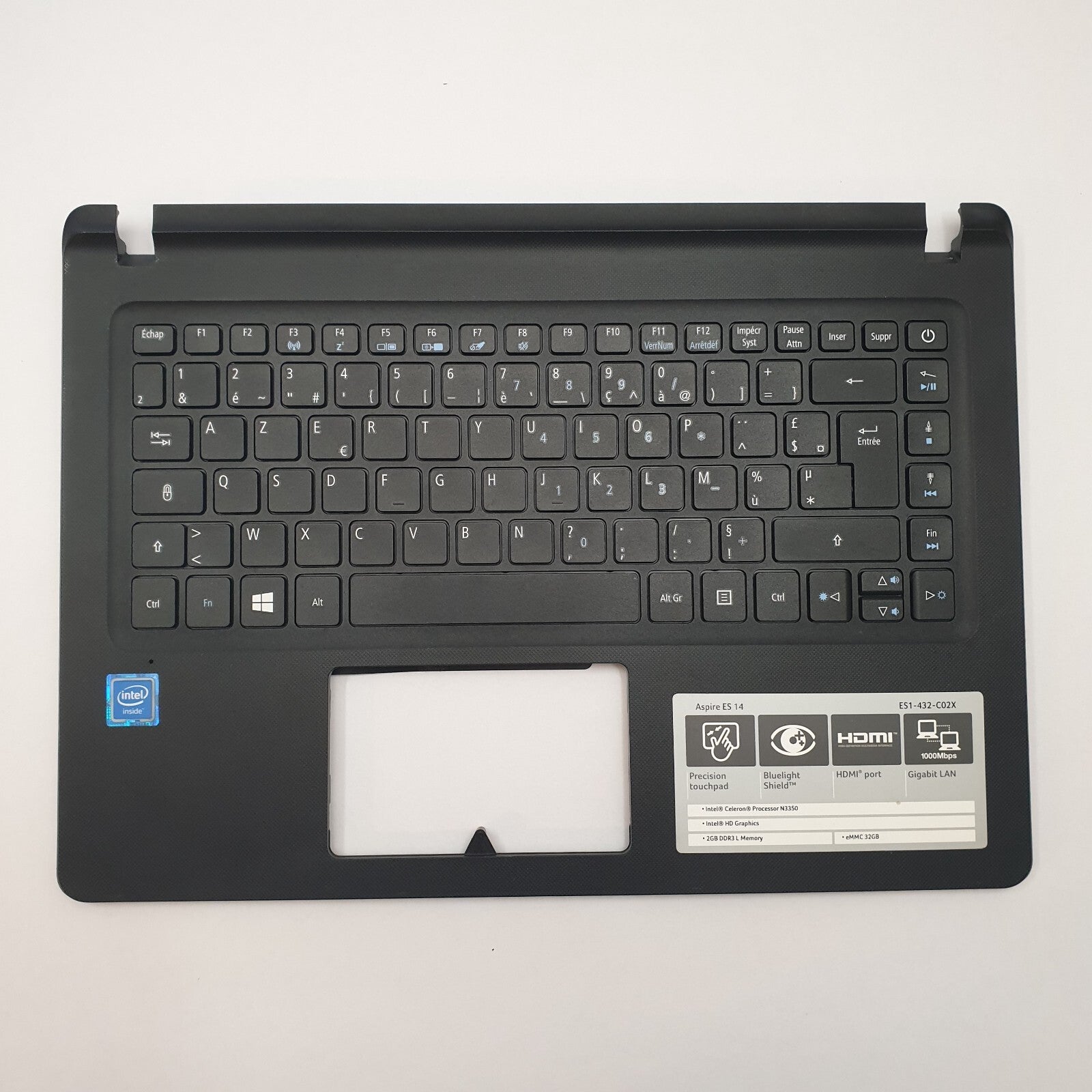Acer Aspire ES1-432 Handauflage Tastatur Französisch AZERTY Palmrest Keyboard