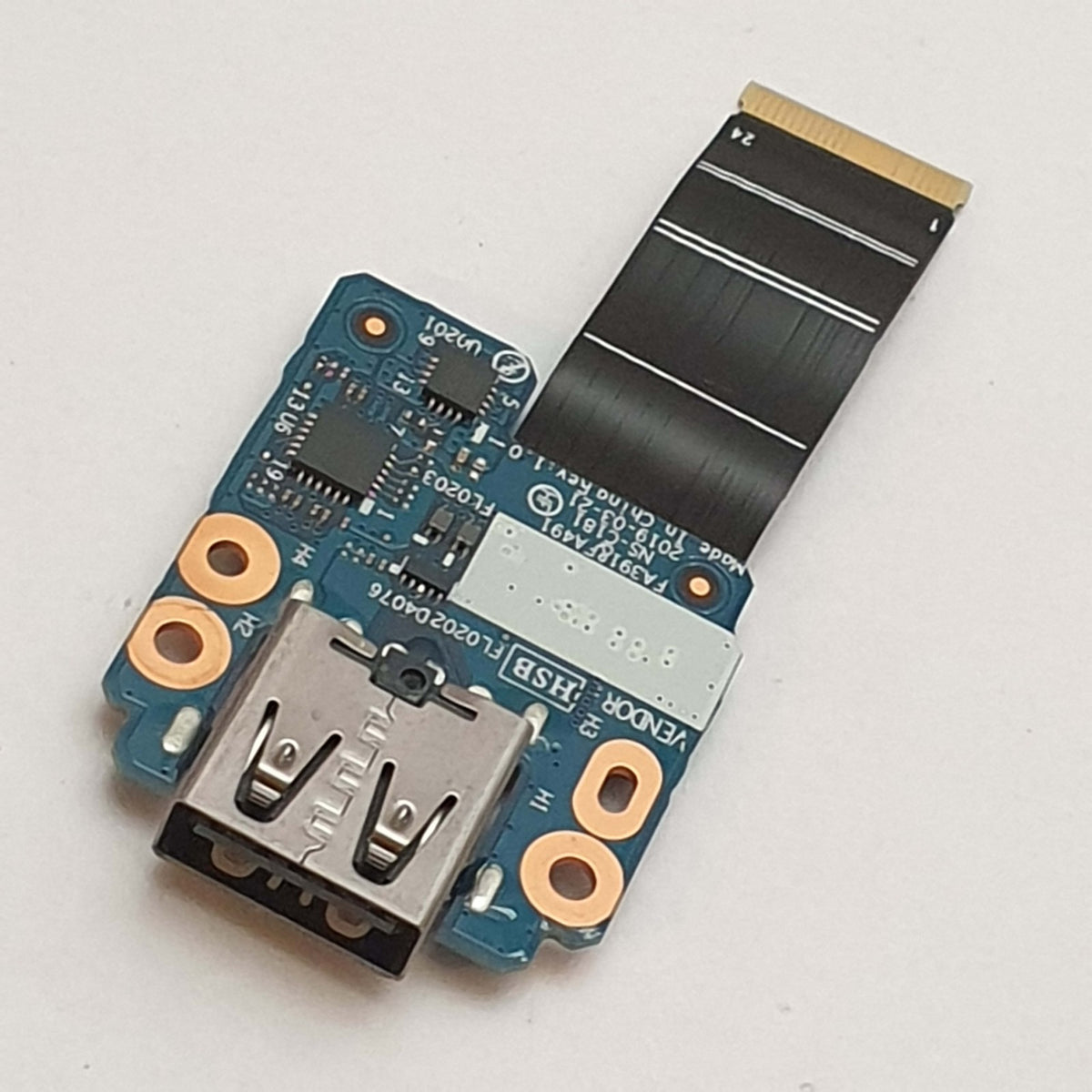 Lenovo ThinkPad T495s USB-C Port USB Platine Board I/O Port Buchse mit Kabel