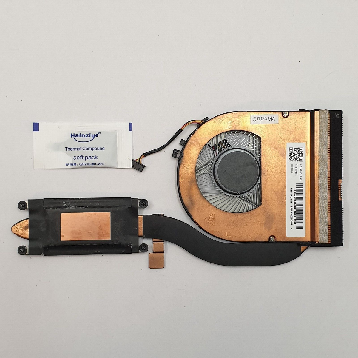 Lenovo ThinkPad A485 Kühler Heatsink Lüfter Fan mit Wärmeleitpaste