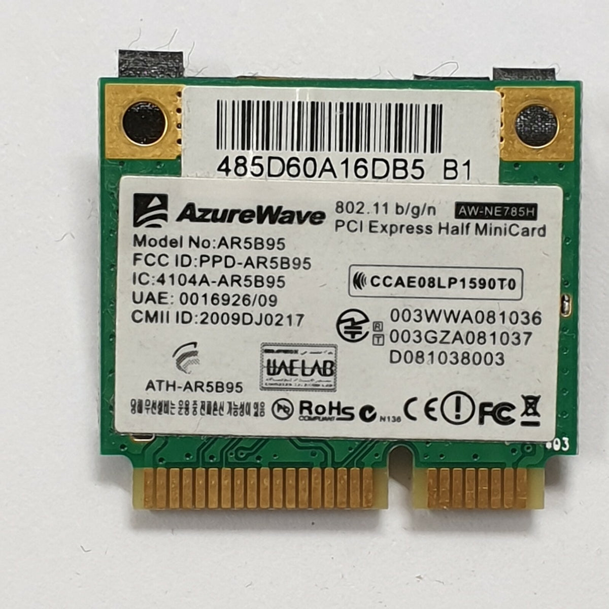 WLAN Karte AR5B95 Asus A52D A52N AzureWave AR5B95 für Asus A52D A52N Wireless