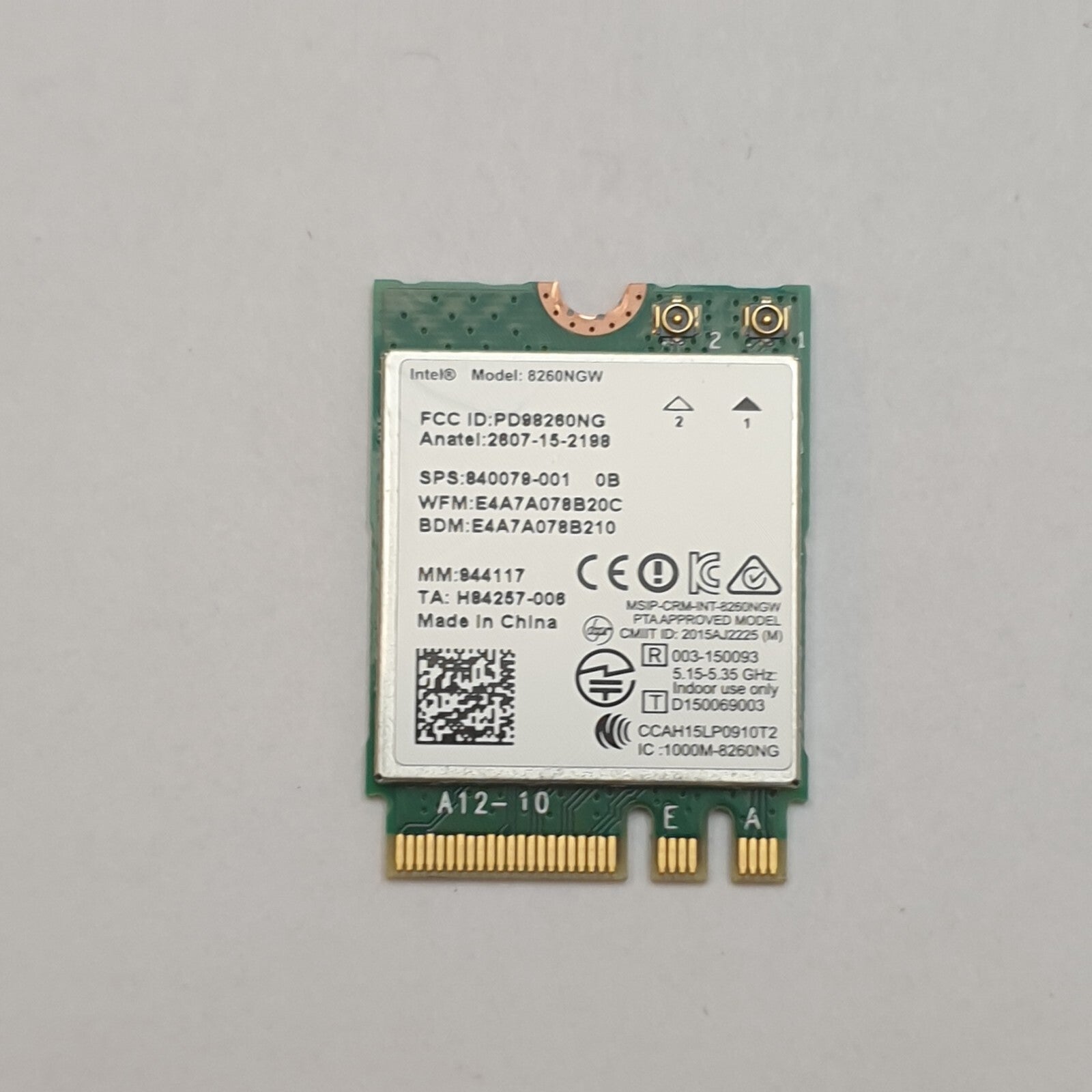 Fujitsu Stylistic Q616 WLAN Karte Wifi Intel 8260NGW 840079-001