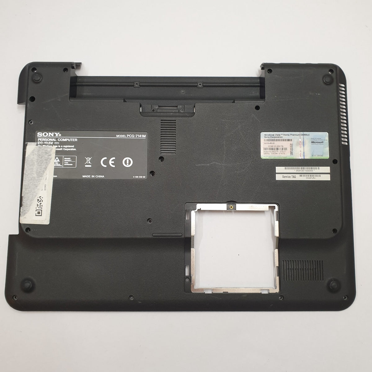 Sony VAIO PCG-7141M Gehäuse Unterschale Unterteil Bottom Base Cover Ersatzteil