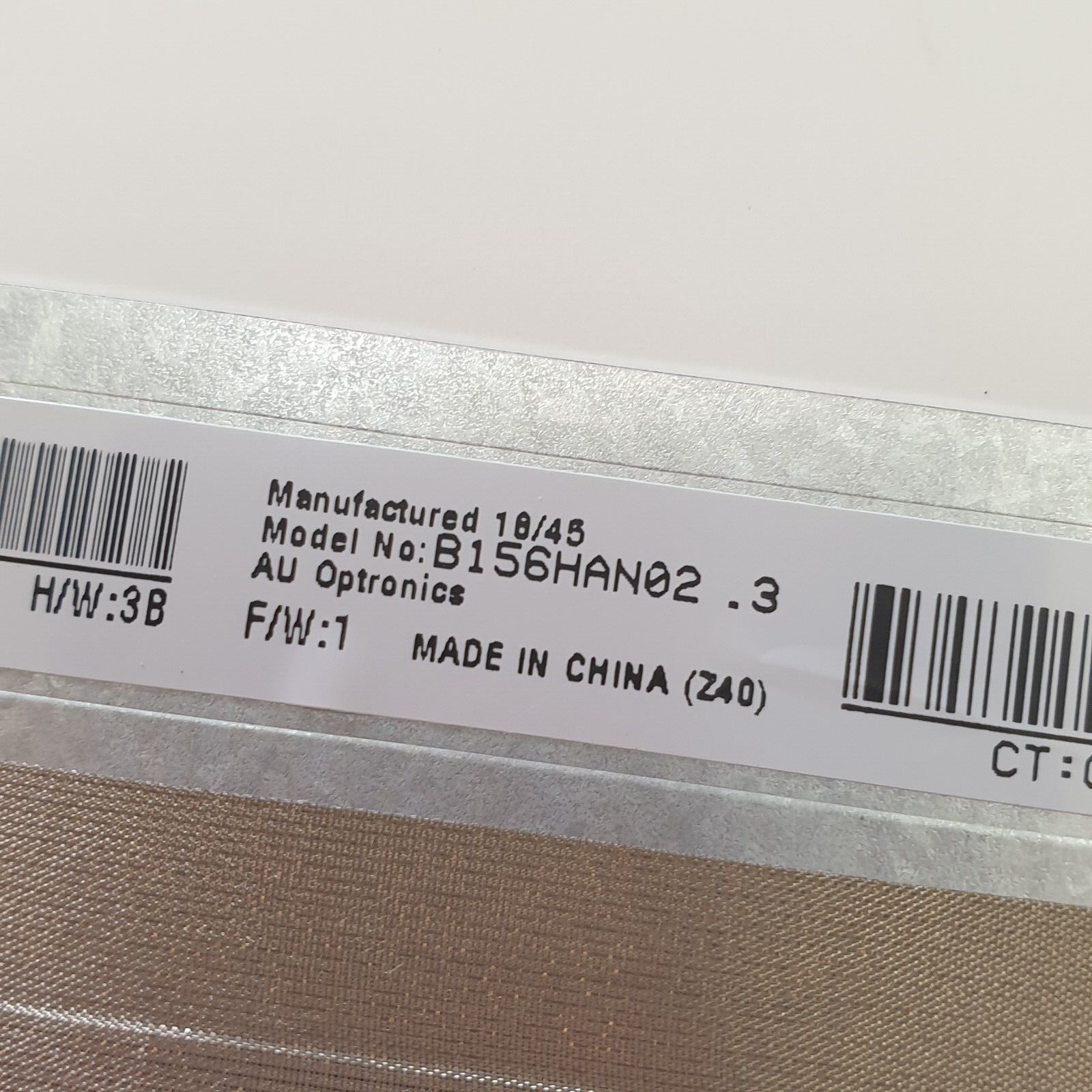 HP EliteBook 850 G5 Display  15,6" FHD Matt B156HAN02.3 LCD Bildschirm