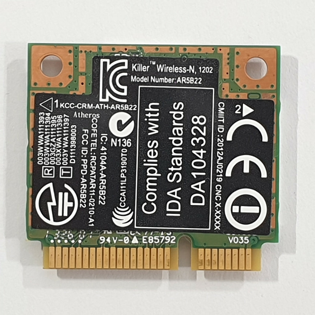 Dell XPS L322X WLAN Karte Wifi Killer Wireless-N 1202 AR5B22 Netzwerkkarte – Bild 2