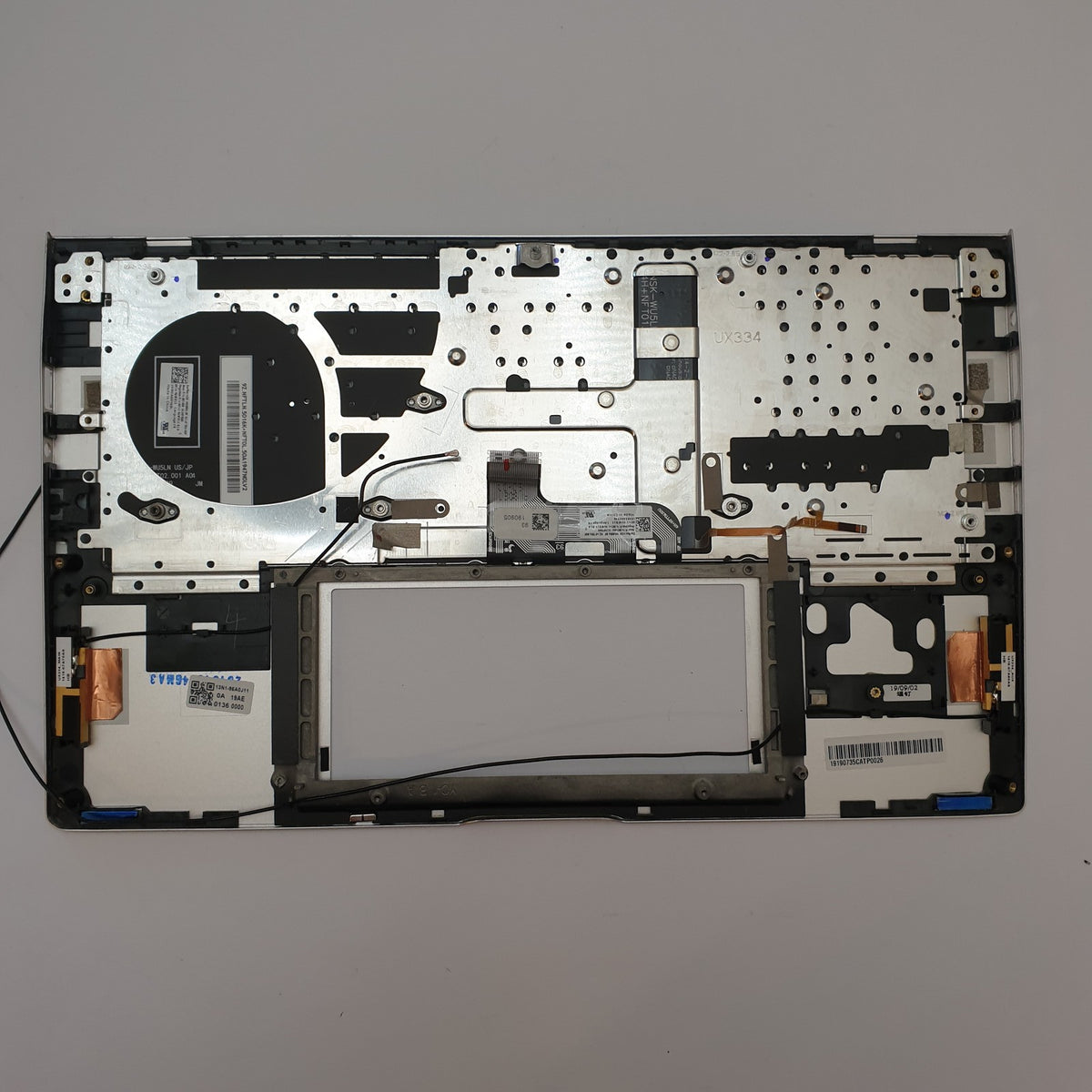 Asus Zenbook 13 Handauflage Tastatur Französisch AZERTY Palmrest Backlit