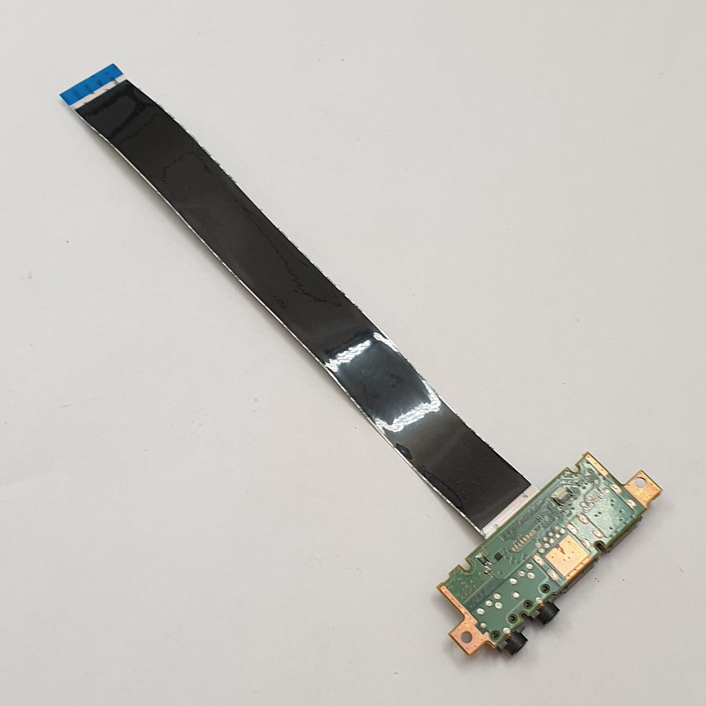 Fujitsu LifeBook E556 USB Audio Port Platine I/O Board mit Flachbandkabel – Bild 2