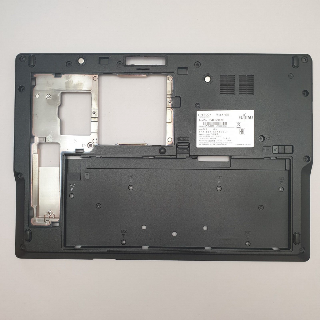Fujitsu LifeBook E548 Gehäuse Unterschale Unterteil Bottom Base Cover Ersatzteil