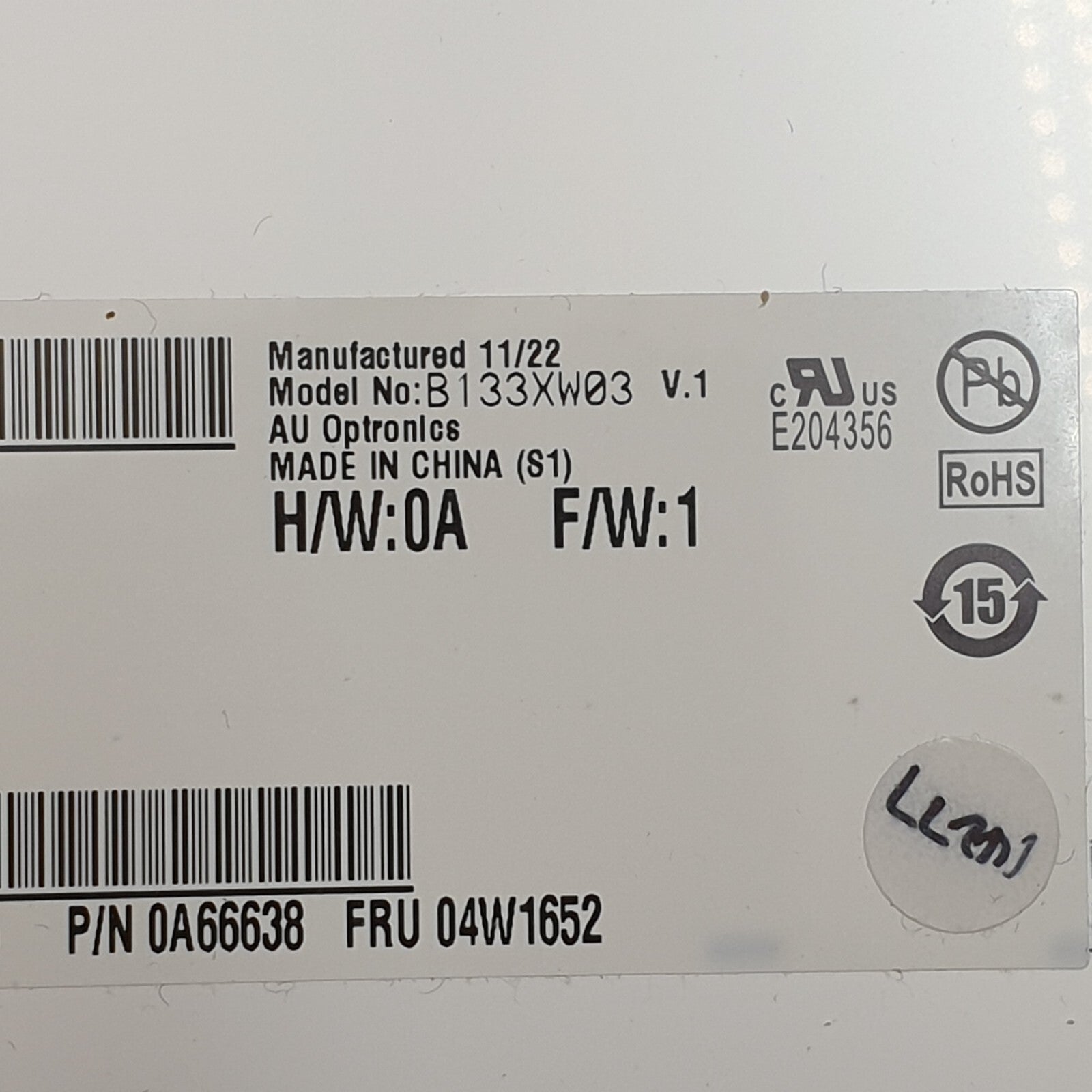 Lenovo ThinkPad Edge E325 HD Display 13.3 Zoll B133XW03 V.1 Panel LCD Bildschirm – Bild 3