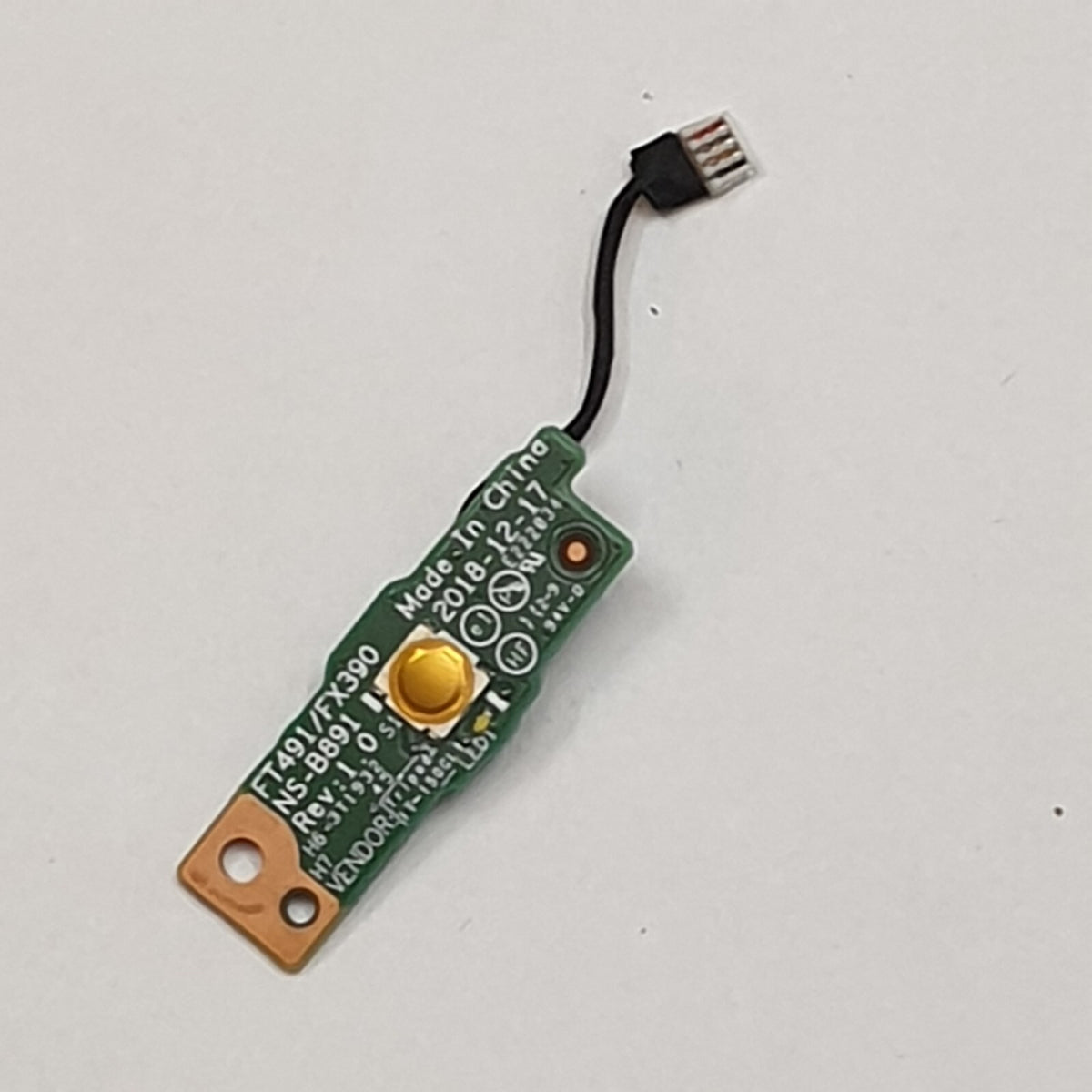 Lenovo ThinkPad X390 Powerbutton Einschaltknopf Platine Power Button Board