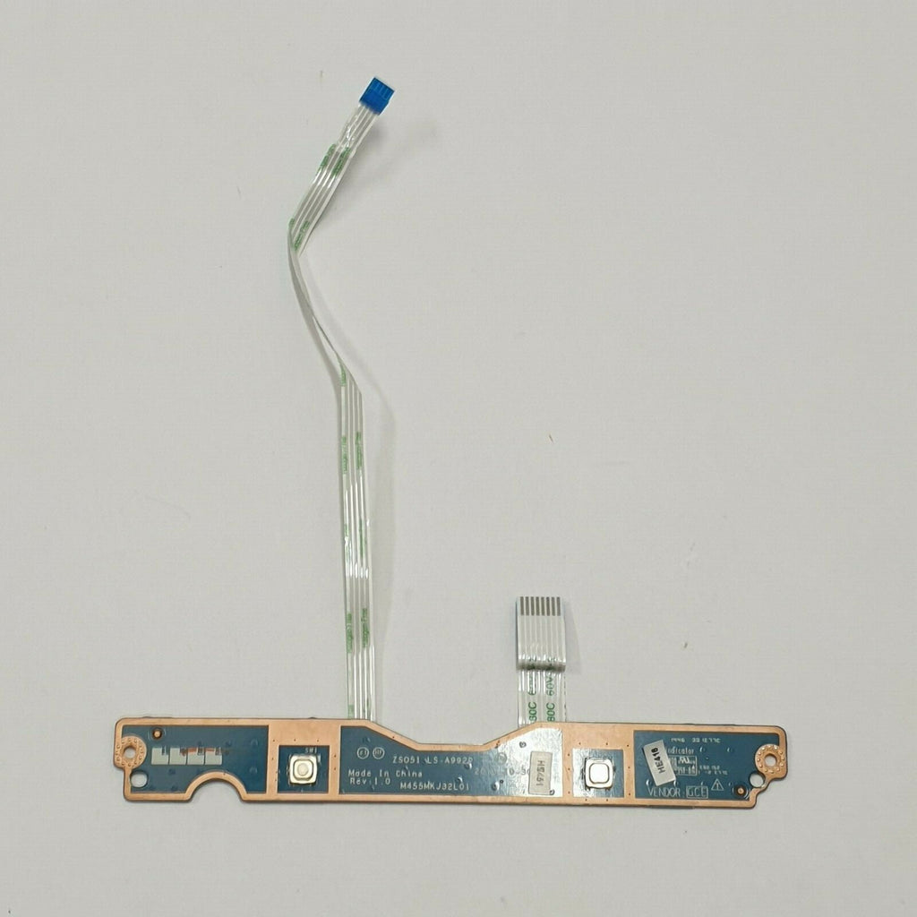 HP Compaq 15-r185nd Power Button Board Einschaltknopf Platine