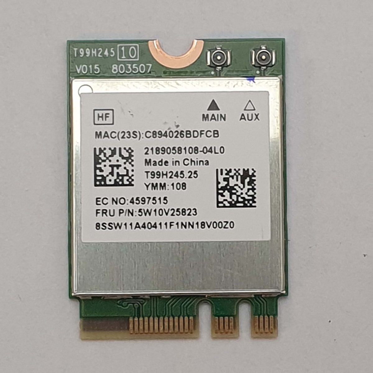 Lenovo ThinkPad L15 G1 WLAN Karte Wireless LAN Modul