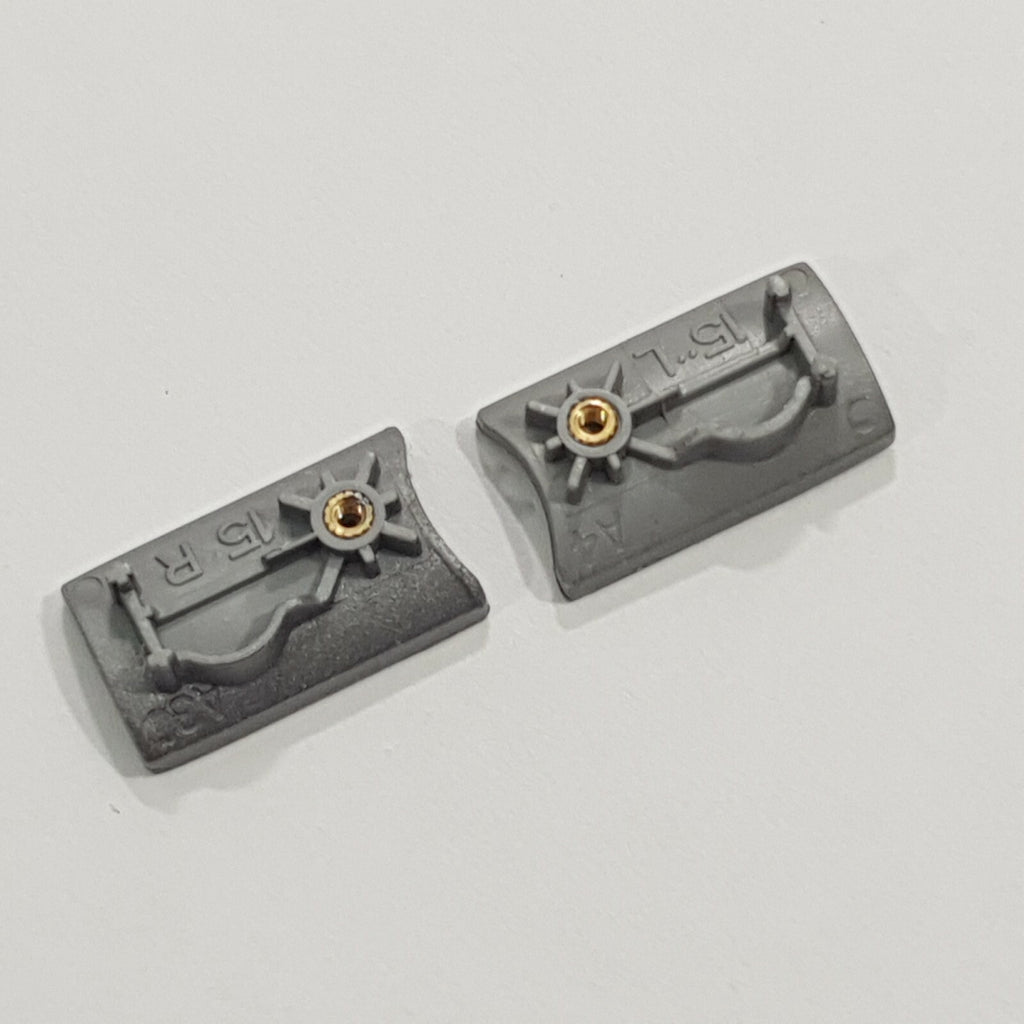 HP ProBook 650 G1 Scharnierabdeckung Hinge Cover Set Links Rechts Silber – Bild 2